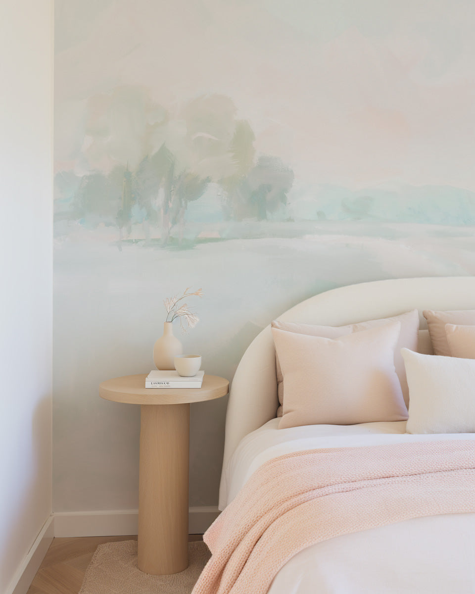 Country Road Wallpaper Mural from Olive et Oriel where you can shop wallpaper and artworks online