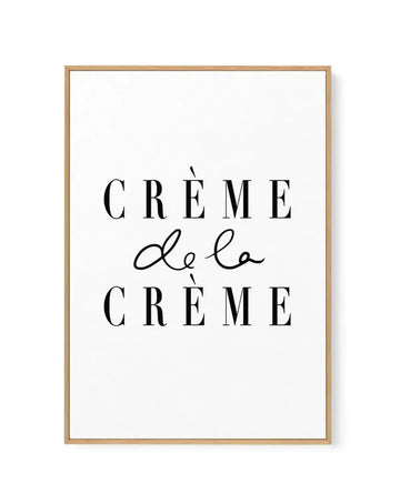 Creme de la Creme | Framed Canvas-CANVAS-You can shop wall art online with Olive et Oriel for everything from abstract art to fun kids wall art. Our beautiful modern art prints and canvas art are available from large canvas prints to wall art paintings and our proudly Australian artwork collection offers only the highest quality framed large wall art and canvas art Australia - You can buy fashion photography prints or Hampton print posters and paintings on canvas from Olive et Oriel and have the