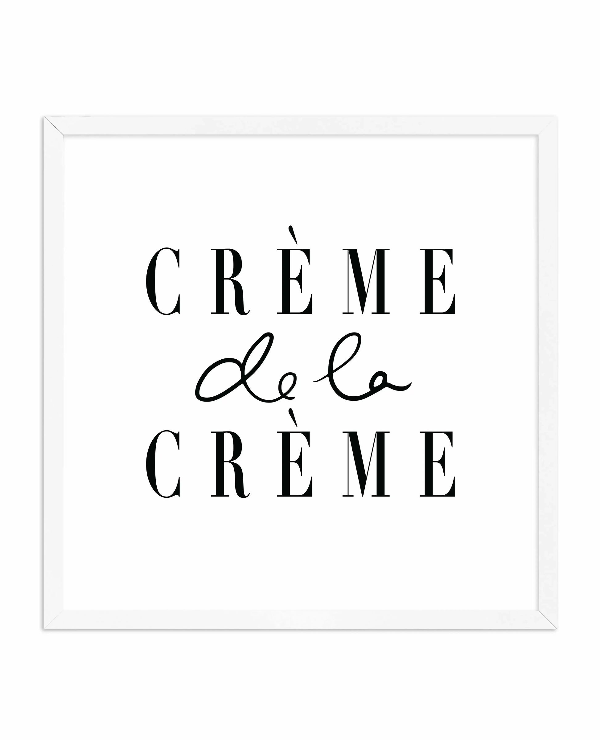 Creme de la Creme SQ Art Print-PRINT-Olive et Oriel-Olive et Oriel-70x70 cm | 27.5" x 27.5"-White-With White Border-Buy-Australian-Art-Prints-Online-with-Olive-et-Oriel-Your-Artwork-Specialists-Austrailia-Decorate-With-Coastal-Photo-Wall-Art-Prints-From-Our-Beach-House-Artwork-Collection-Fine-Poster-and-Framed-Artwork