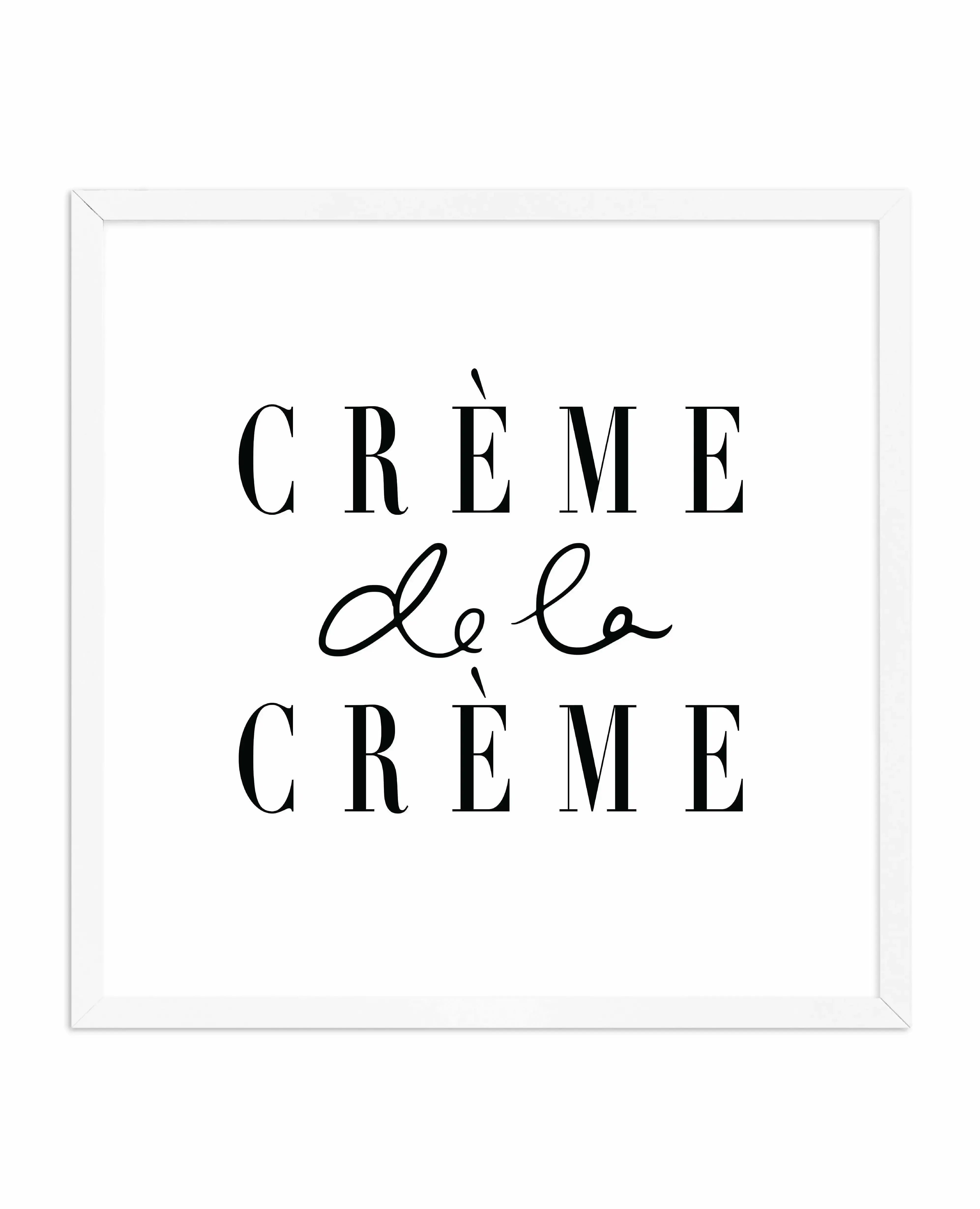 Creme de la Creme SQ Art Print-PRINT-Olive et Oriel-Olive et Oriel-70x70 cm | 27.5" x 27.5"-White-With White Border-Buy-Australian-Art-Prints-Online-with-Olive-et-Oriel-Your-Artwork-Specialists-Austrailia-Decorate-With-Coastal-Photo-Wall-Art-Prints-From-Our-Beach-House-Artwork-Collection-Fine-Poster-and-Framed-Artwork