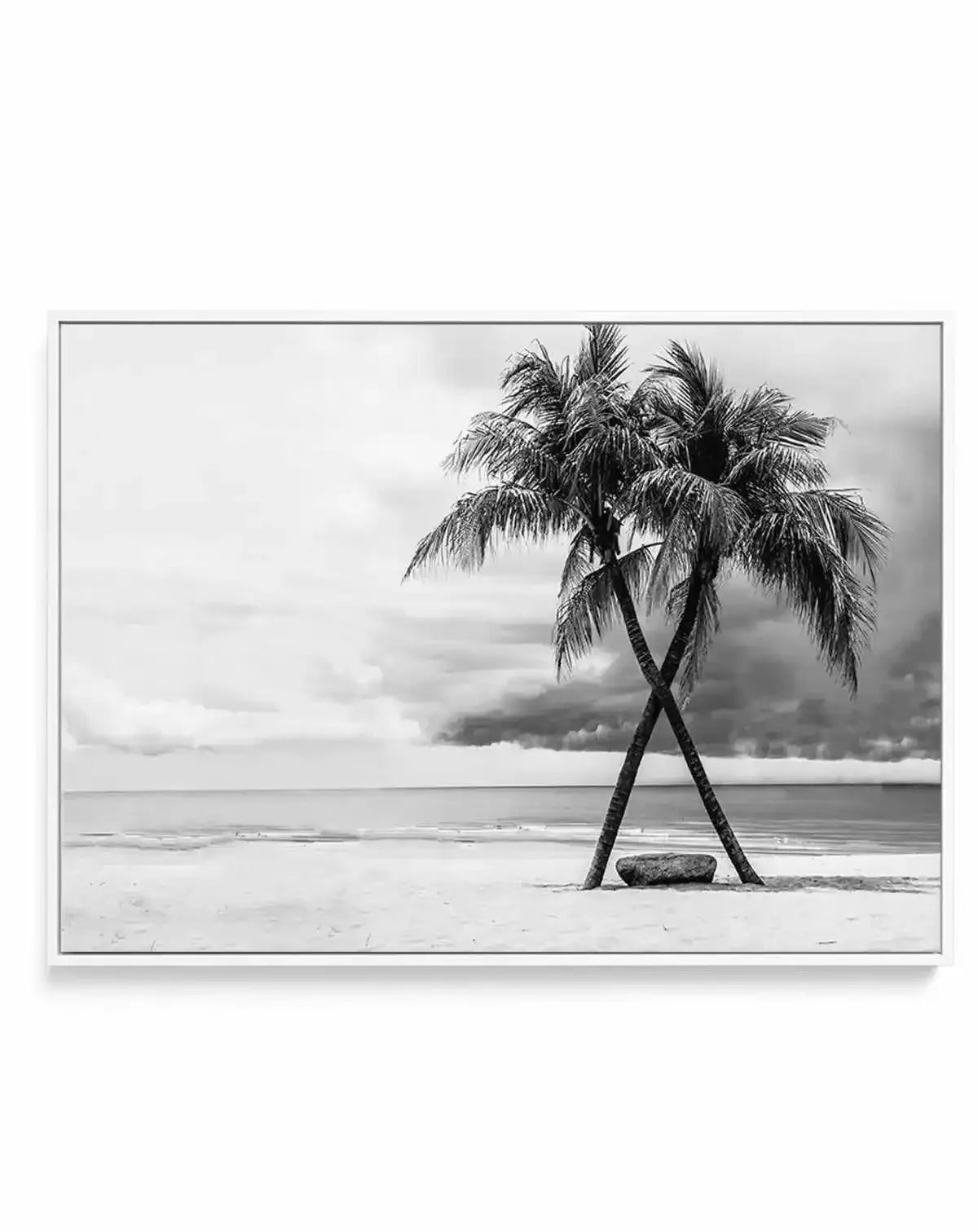 Crossed Palms | Framed Canvas-CANVAS-You can shop wall art online with Olive et Oriel for everything from abstract art to fun kids wall art. Our beautiful modern art prints and canvas art are available from large canvas prints to wall art paintings and our proudly Australian artwork collection offers only the highest quality framed large wall art and canvas art Australia - You can buy fashion photography prints or Hampton print posters and paintings on canvas from Olive et Oriel and have them de