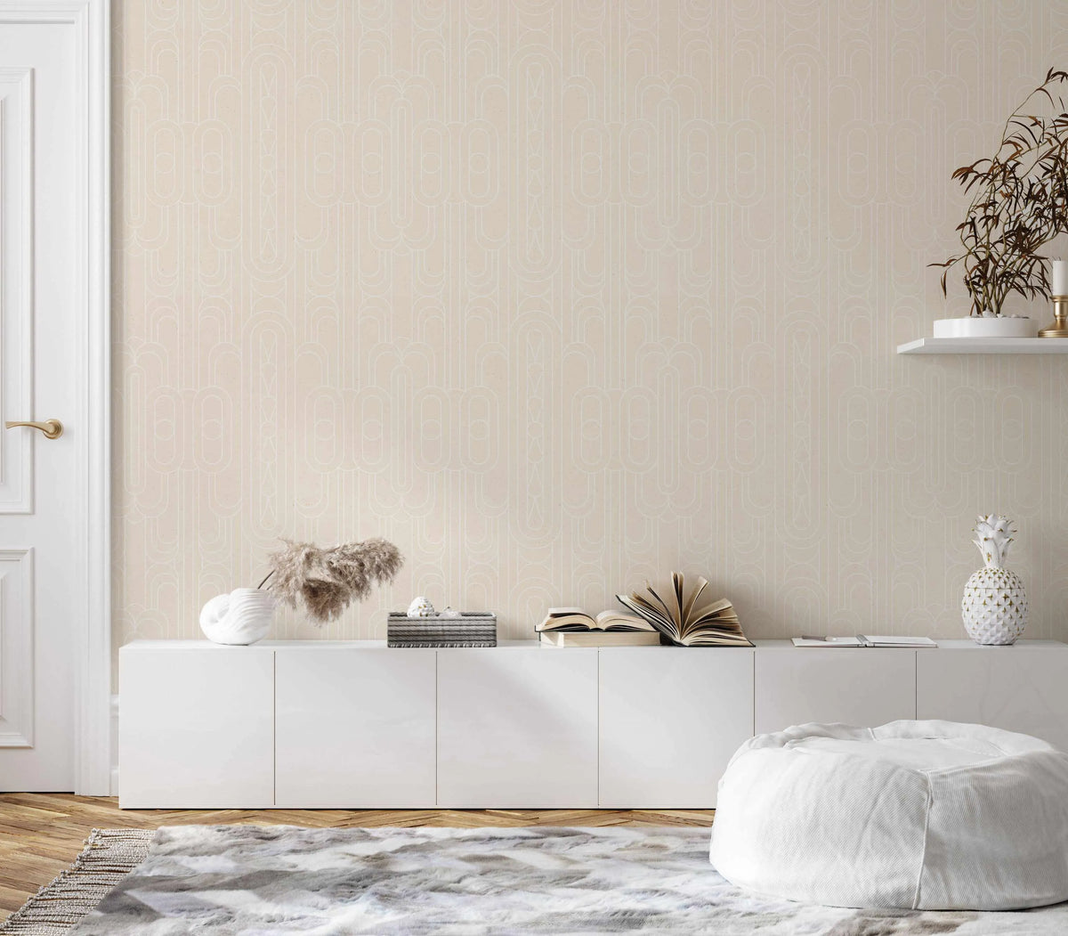 Arc Deco Wallpaper from Olive et Oriel where you can shop wallpaper and artworks online