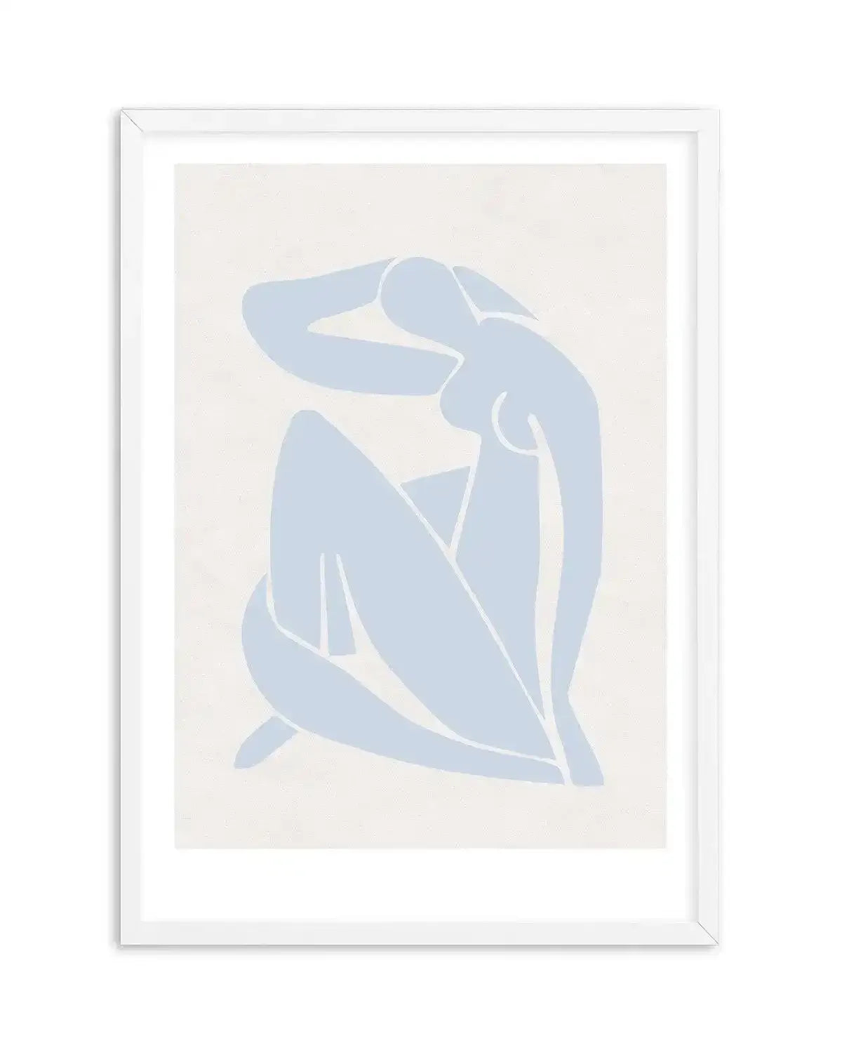 Decoupes Femme | Blue Art Print-PRINT-Olive et Oriel-Olive et Oriel-A5 | 5.8" x 8.3" | 14.8 x 21cm-White-With White Border-Buy-Australian-Art-Prints-Online-with-Olive-et-Oriel-Your-Artwork-Specialists-Austrailia-Decorate-With-Coastal-Photo-Wall-Art-Prints-From-Our-Beach-House-Artwork-Collection-Fine-Poster-and-Framed-Artwork