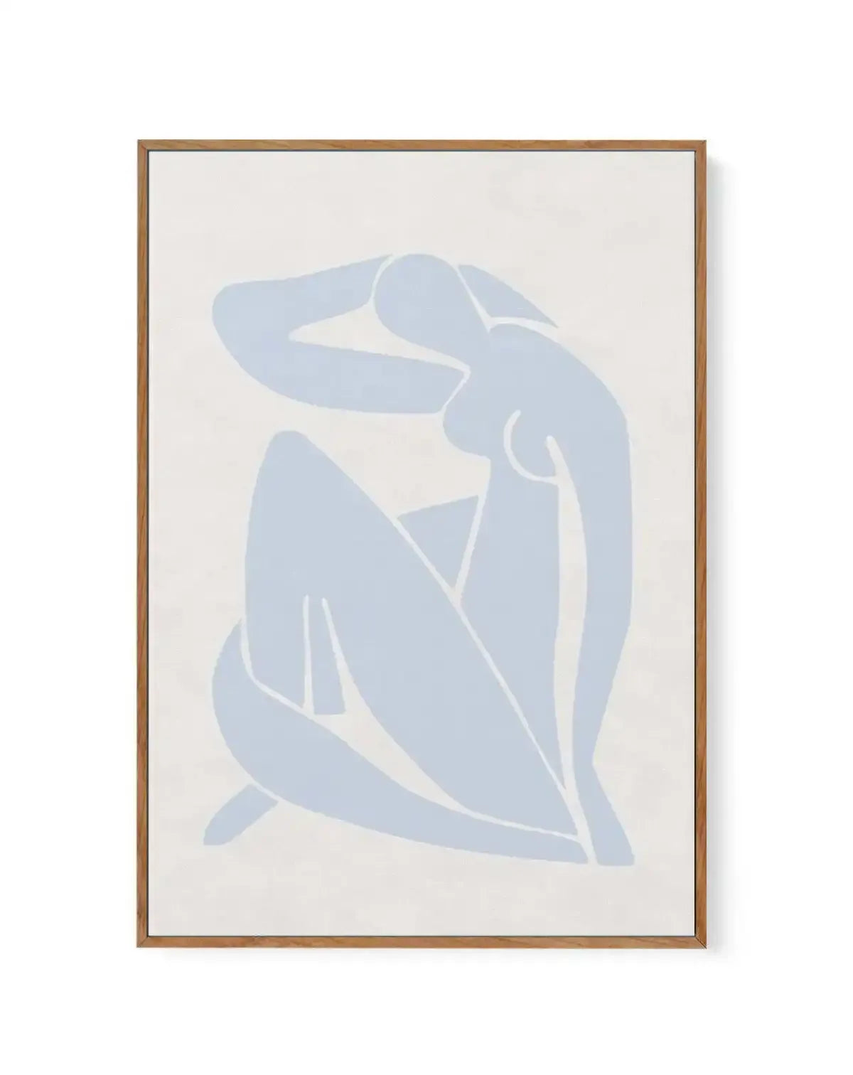 Decoupes Femme | Blue | Framed Canvas-CANVAS-You can shop wall art online with Olive et Oriel for everything from abstract art to fun kids wall art. Our beautiful modern art prints and canvas art are available from large canvas prints to wall art paintings and our proudly Australian artwork collection offers only the highest quality framed large wall art and canvas art Australia - You can buy fashion photography prints or Hampton print posters and paintings on canvas from Olive et Oriel and have