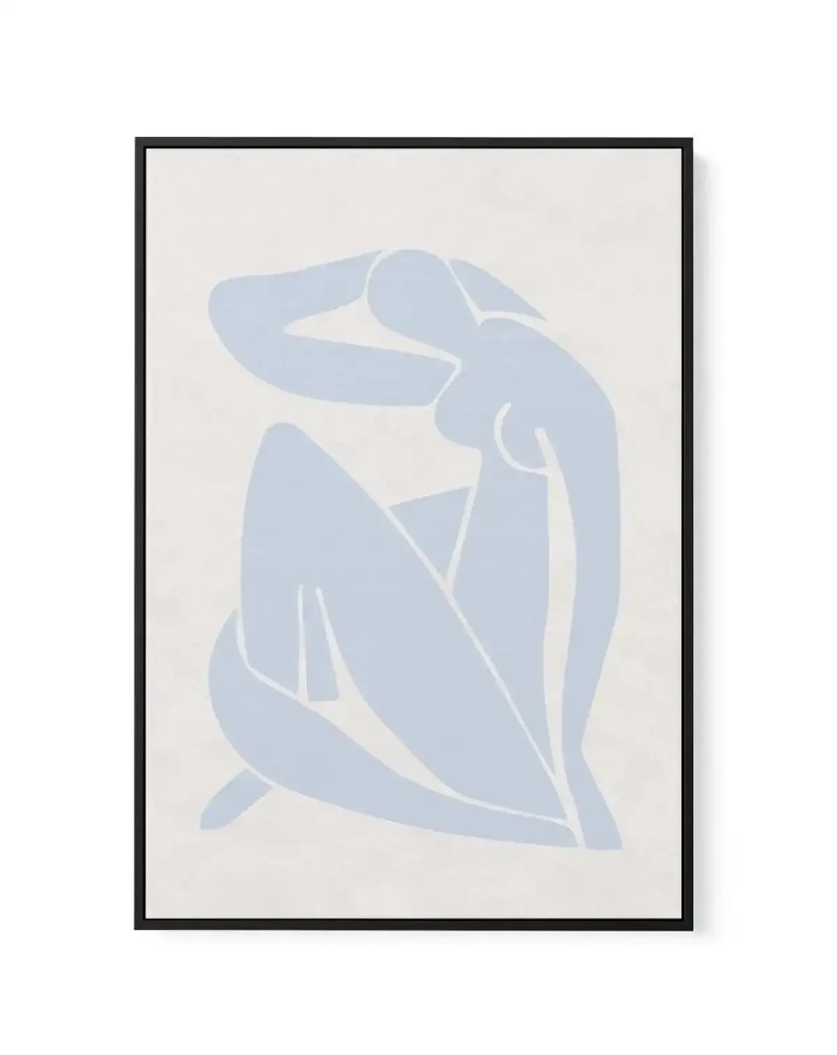 Decoupes Femme | Blue | Framed Canvas-CANVAS-You can shop wall art online with Olive et Oriel for everything from abstract art to fun kids wall art. Our beautiful modern art prints and canvas art are available from large canvas prints to wall art paintings and our proudly Australian artwork collection offers only the highest quality framed large wall art and canvas art Australia - You can buy fashion photography prints or Hampton print posters and paintings on canvas from Olive et Oriel and have