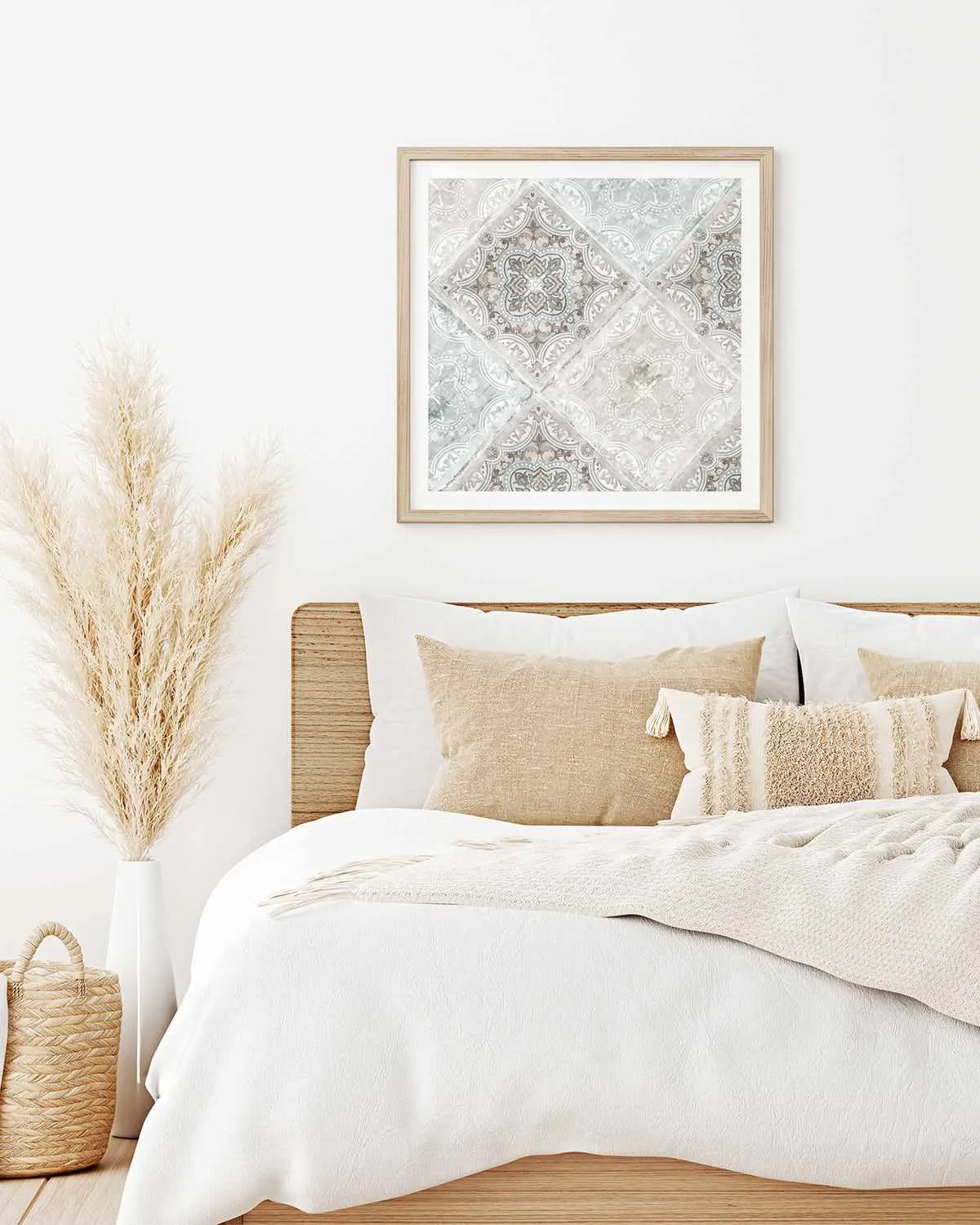 Delicate Tiles Art Print from Olive et Oriel where you can shop wallpaper and artworks online