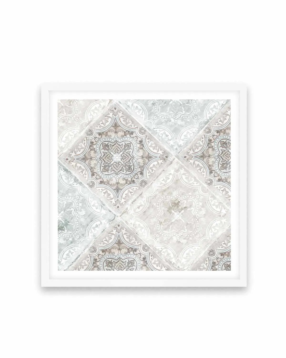 Delicate Tiles Art Print from Olive et Oriel where you can shop wallpaper and artworks online