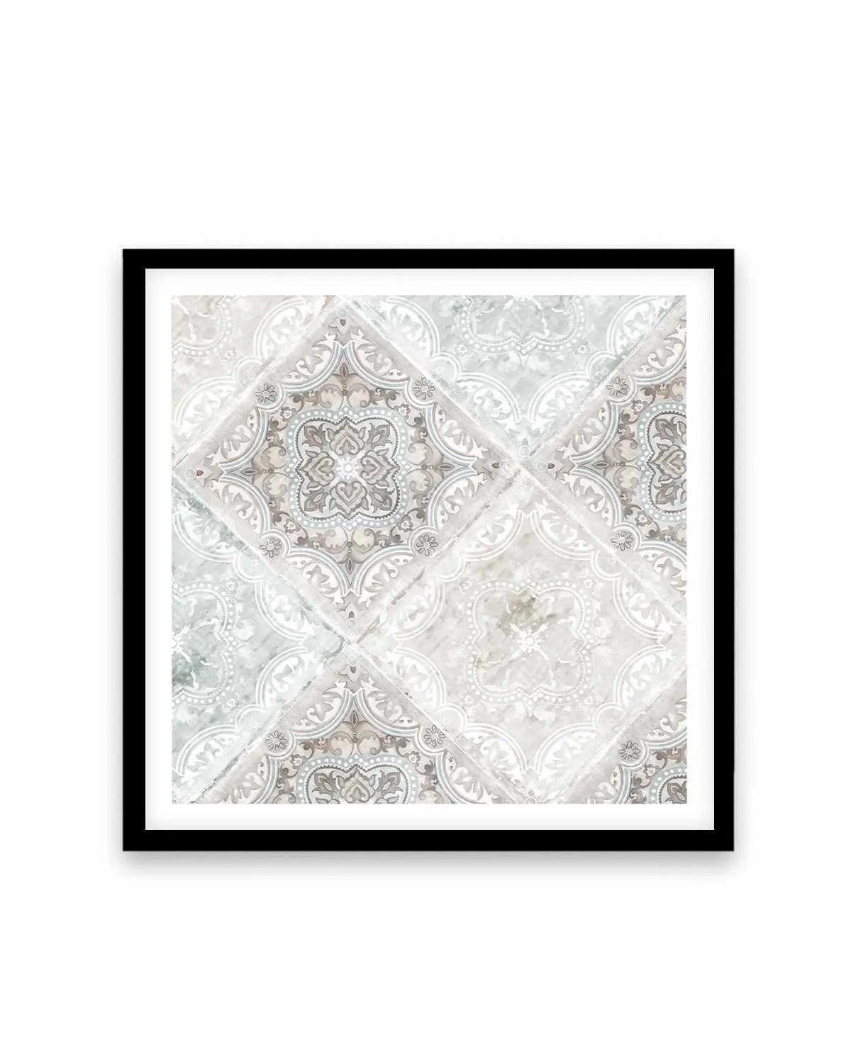 Delicate Tiles Art Print from Olive et Oriel where you can shop wallpaper and artworks online