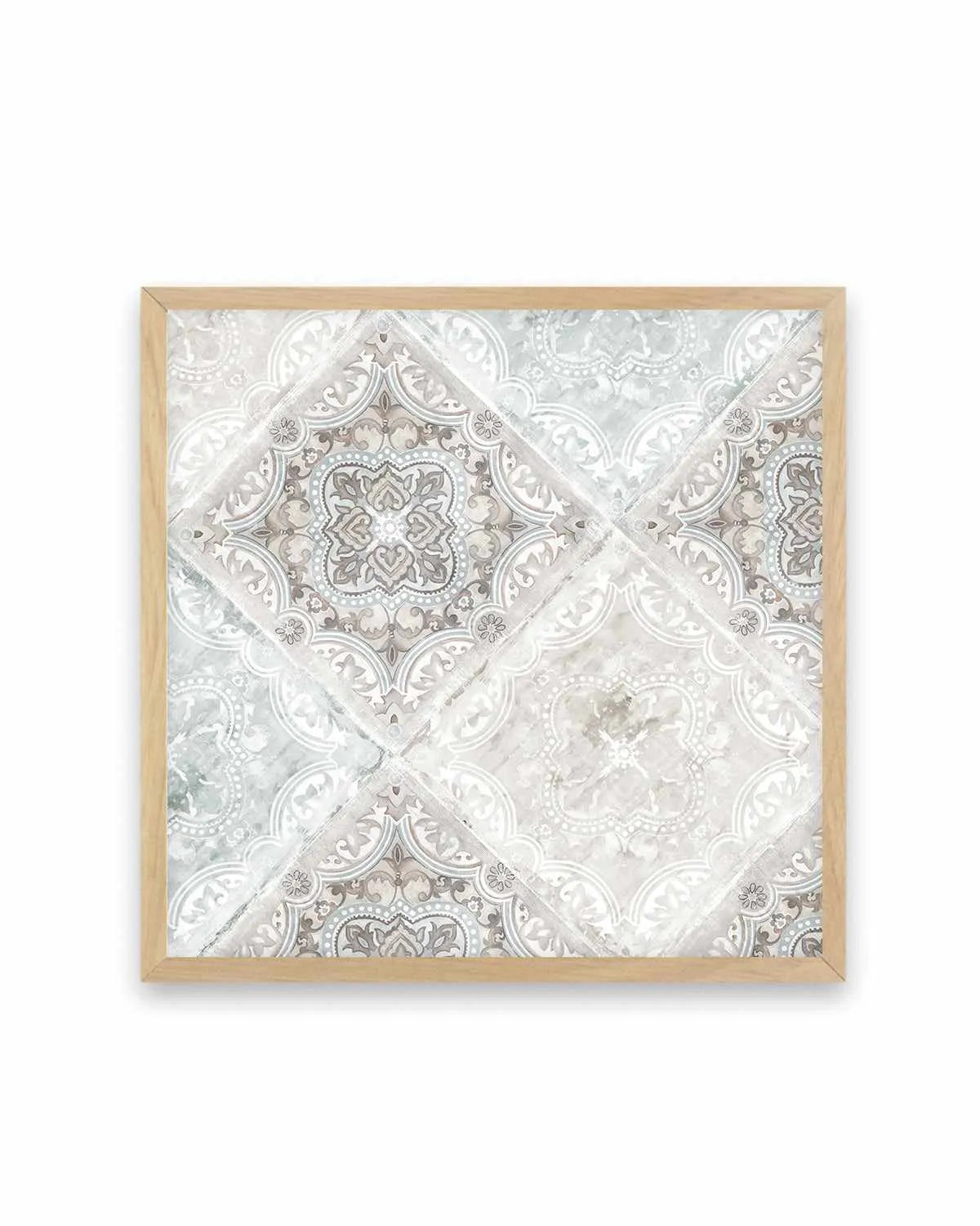 Delicate Tiles Art Print from Olive et Oriel where you can shop wallpaper and artworks online