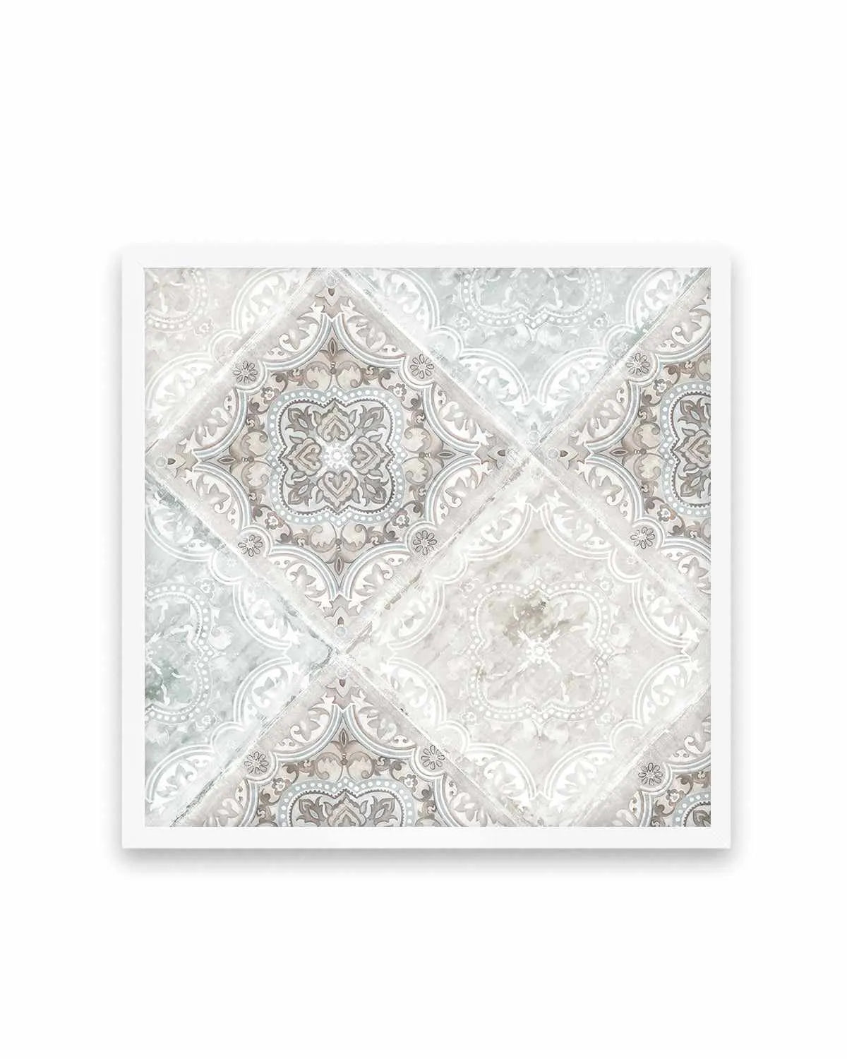 Delicate Tiles Art Print from Olive et Oriel where you can shop wallpaper and artworks online