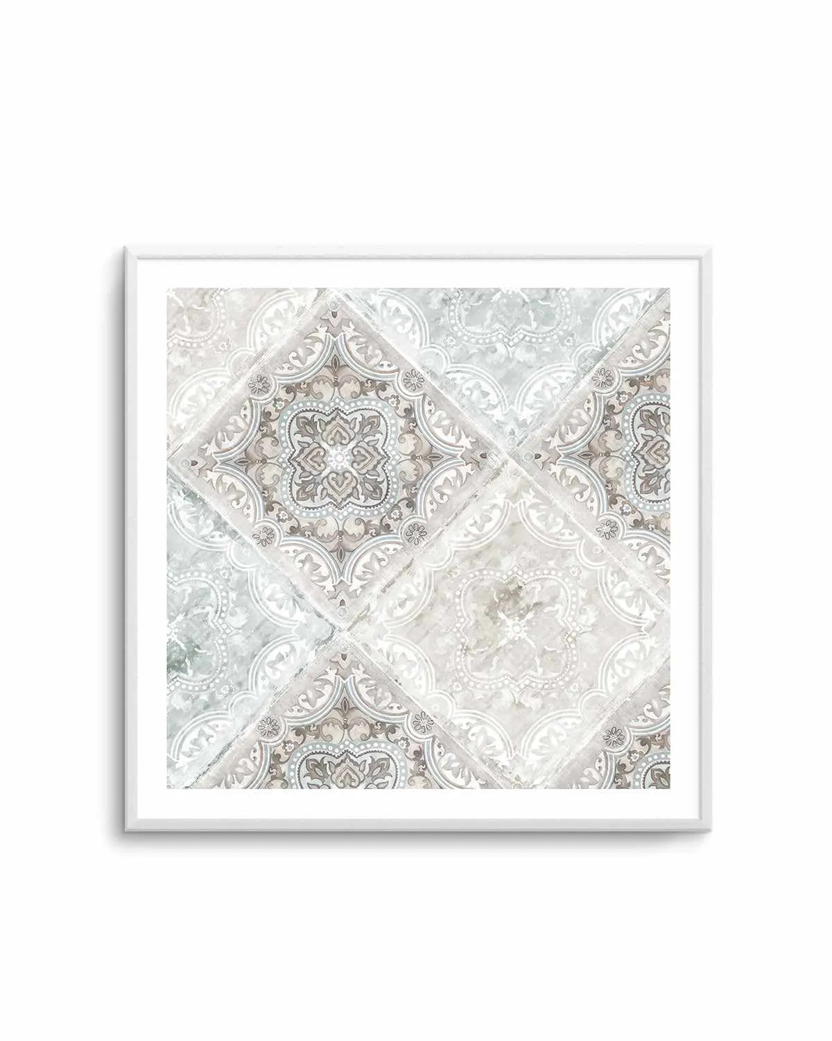 Delicate Tiles Art Print from Olive et Oriel where you can shop wallpaper and artworks online