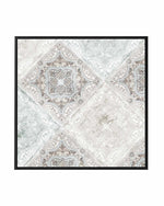 Delicate Tiles | Framed Canvas Art Print