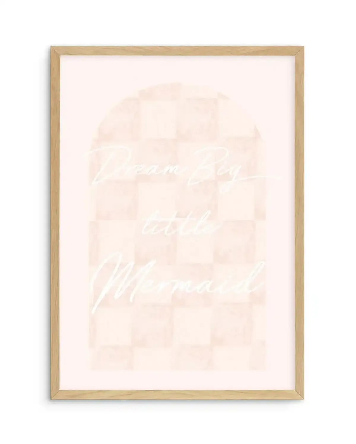 Dream Big Little Mermaid Art Print-PRINT-Olive et Oriel-Olive et Oriel-Buy-Australian-Art-Prints-Online-with-Olive-et-Oriel-Your-Artwork-Specialists-Austrailia-Decorate-With-Coastal-Photo-Wall-Art-Prints-From-Our-Beach-House-Artwork-Collection-Fine-Poster-and-Framed-Artwork