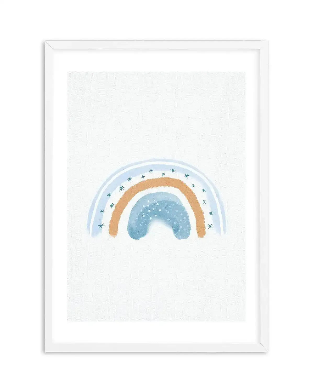 Dreamy Rainbow on Linen Art Print-PRINT-Olive et Oriel-Olive et Oriel-A5 | 5.8" x 8.3" | 14.8 x 21cm-White-With White Border-Buy-Australian-Art-Prints-Online-with-Olive-et-Oriel-Your-Artwork-Specialists-Austrailia-Decorate-With-Coastal-Photo-Wall-Art-Prints-From-Our-Beach-House-Artwork-Collection-Fine-Poster-and-Framed-Artwork