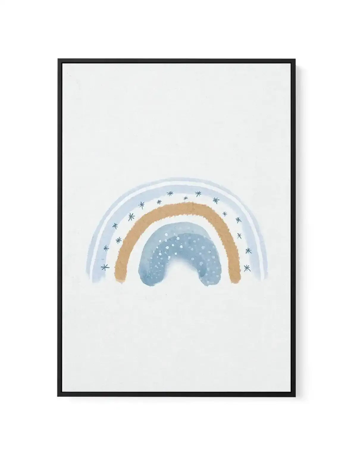 Dreamy Rainbow on Linen | Framed Canvas-CANVAS-You can shop wall art online with Olive et Oriel for everything from abstract art to fun kids wall art. Our beautiful modern art prints and canvas art are available from large canvas prints to wall art paintings and our proudly Australian artwork collection offers only the highest quality framed large wall art and canvas art Australia - You can buy fashion photography prints or Hampton print posters and paintings on canvas from Olive et Oriel and ha