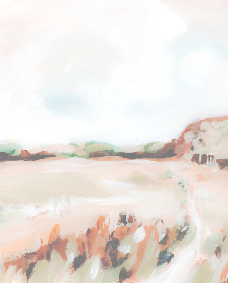 Dreamy Vista Wallpaper Mural from Olive et Oriel where you can shop wallpaper and artworks online