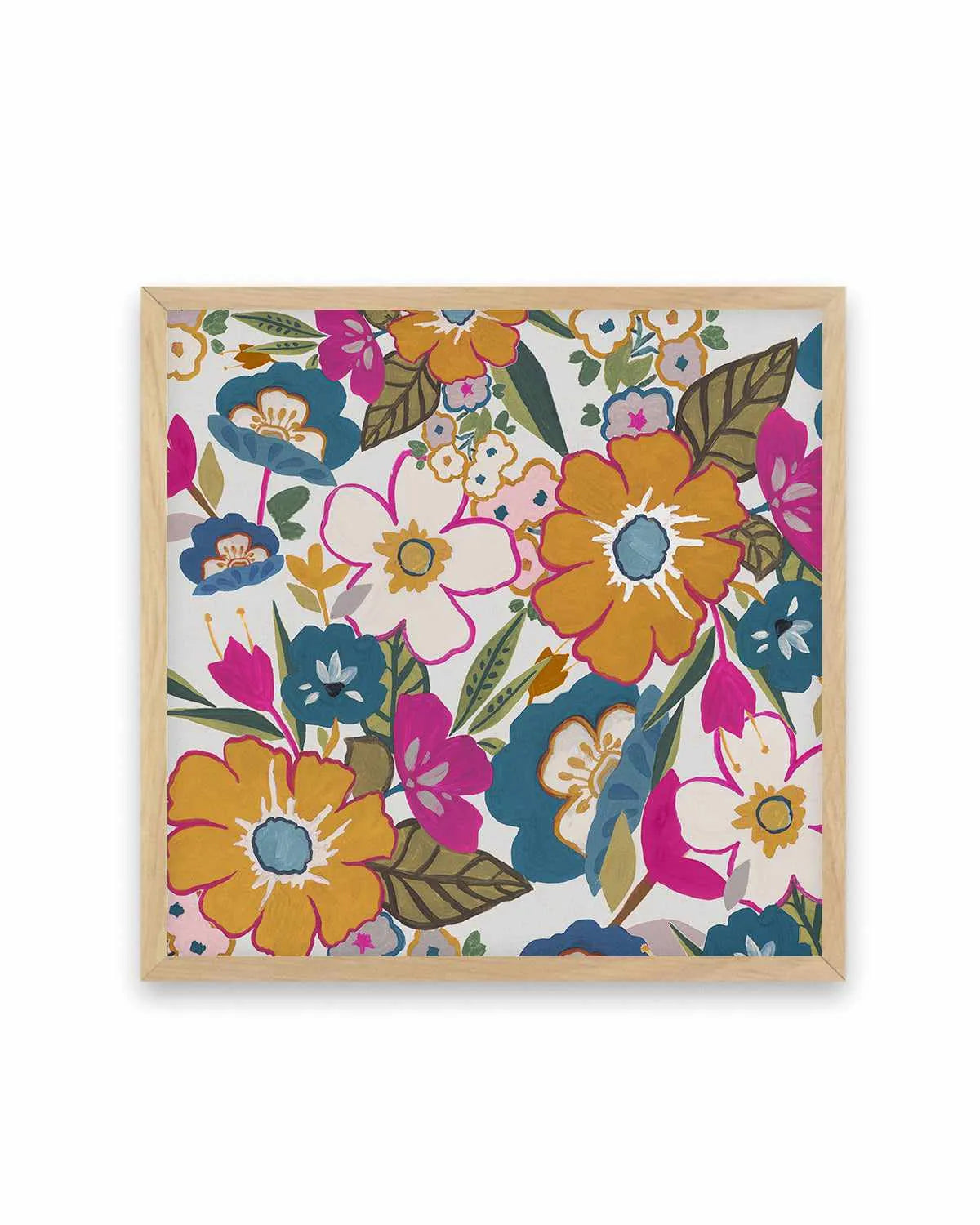 Dusk Flowers Art Print from Olive et Oriel where you can shop wallpaper and artworks online