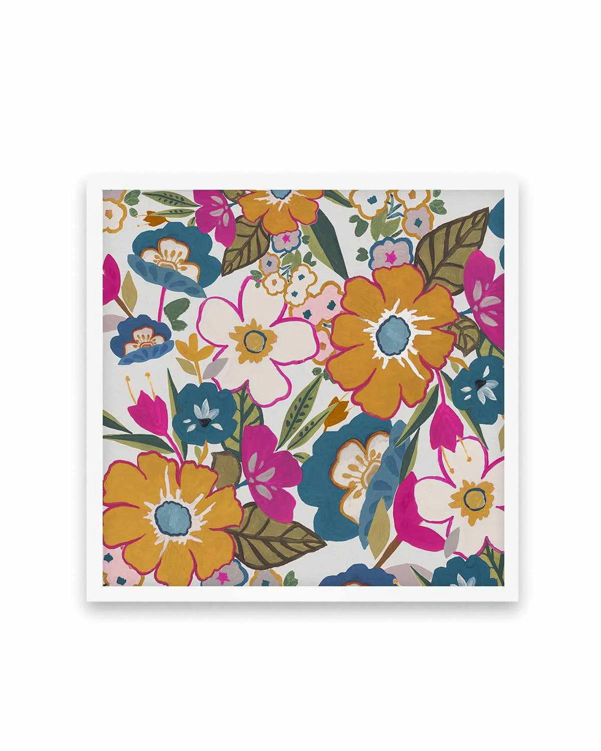 Dusk Flowers Art Print from Olive et Oriel where you can shop wallpaper and artworks online