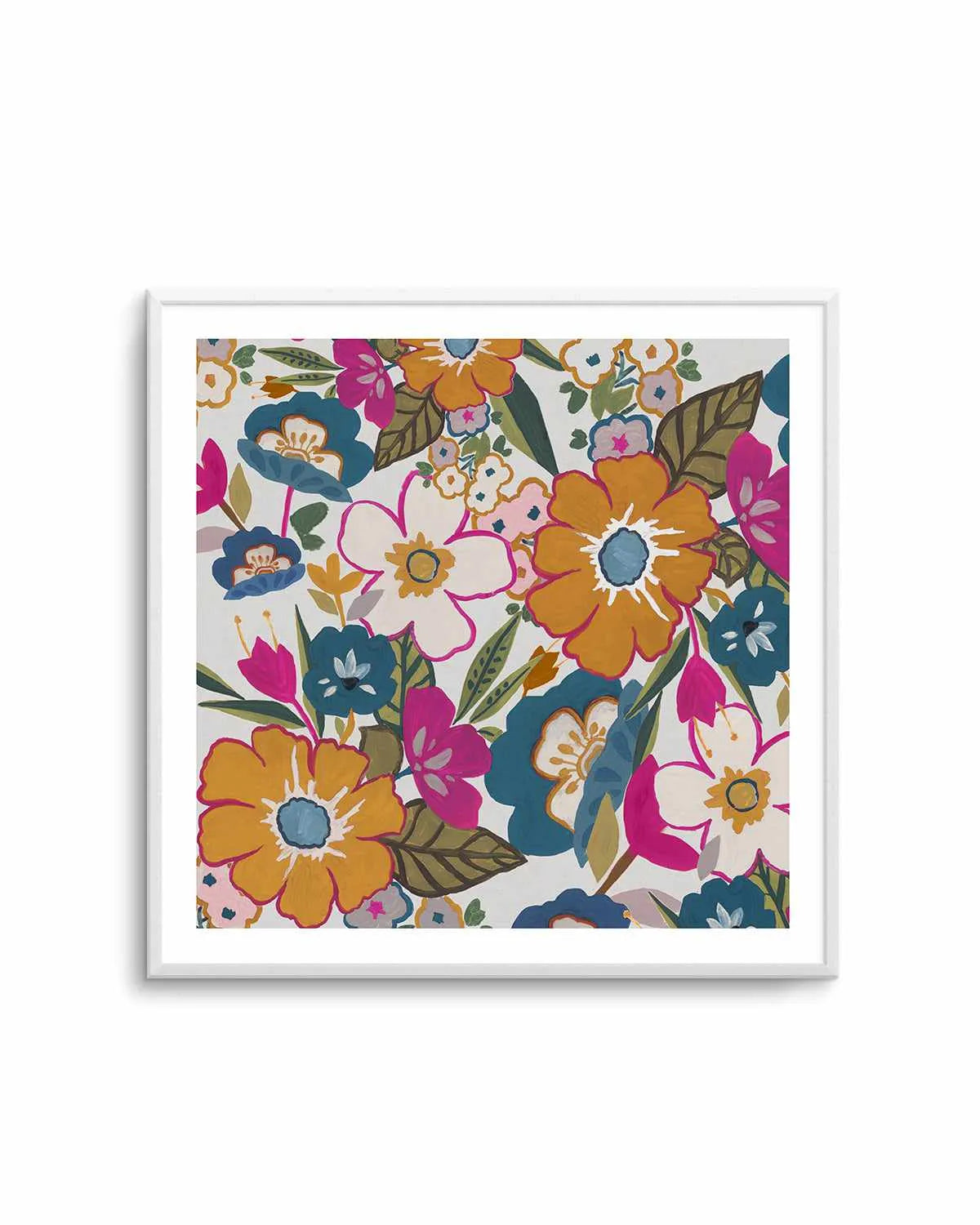 Dusk Flowers Art Print from Olive et Oriel where you can shop wallpaper and artworks online