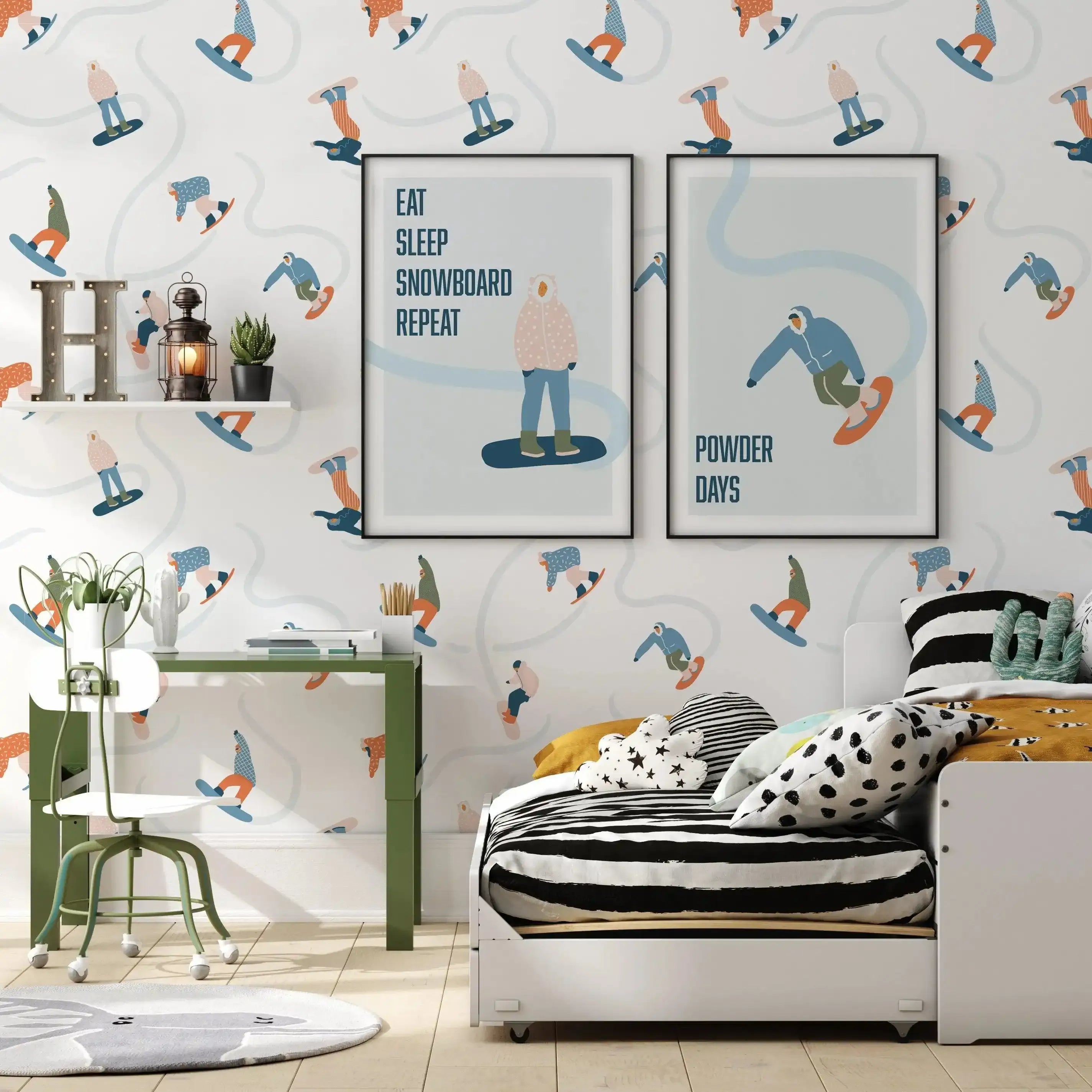 Eat Sleep Snowboard Repeat Art Print-PRINT-Olive et Oriel-Olive et Oriel-Buy-Australian-Art-Prints-Online-with-Olive-et-Oriel-Your-Artwork-Specialists-Austrailia-Decorate-With-Coastal-Photo-Wall-Art-Prints-From-Our-Beach-House-Artwork-Collection-Fine-Poster-and-Framed-Artwork