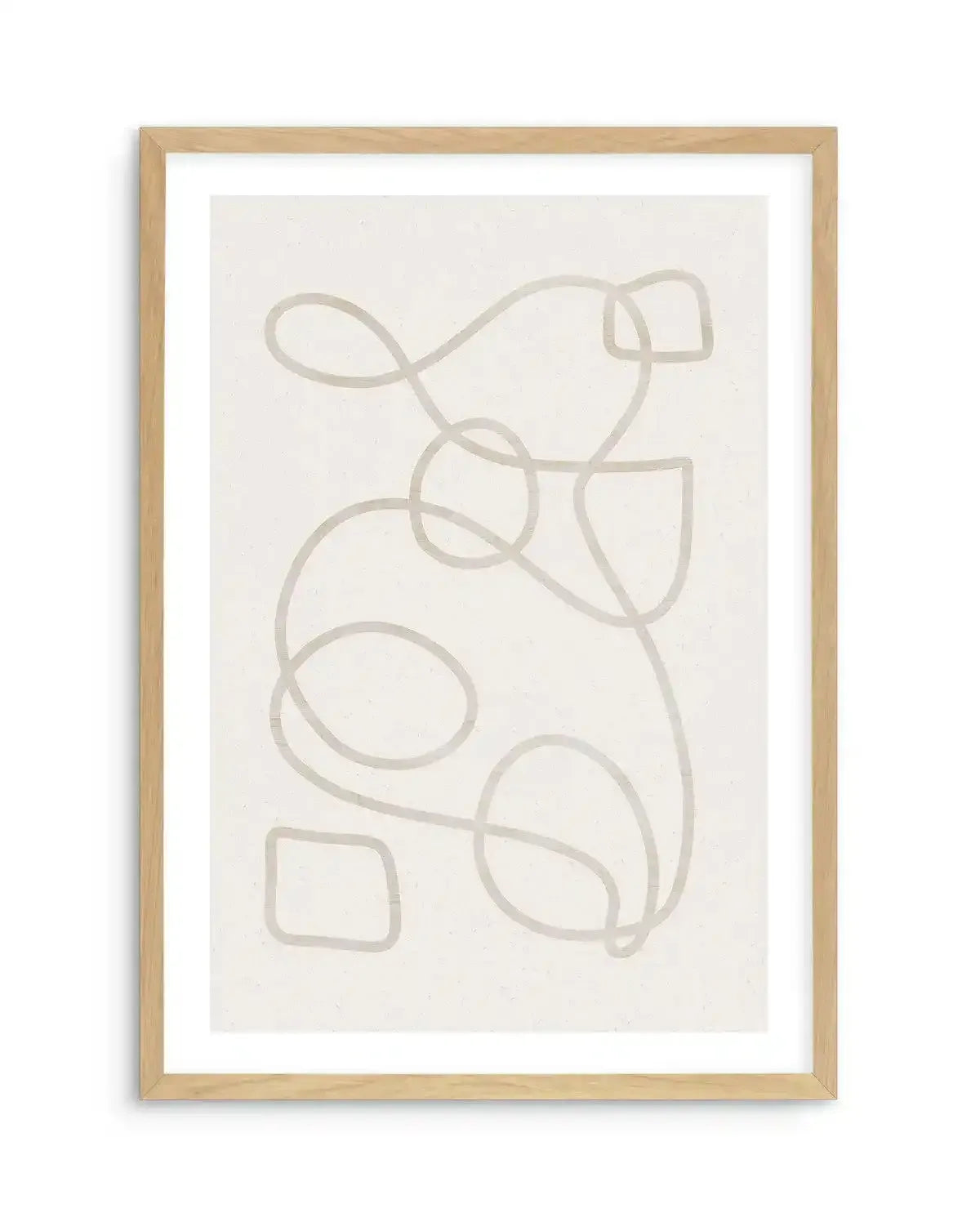 Ecru II Art Print-PRINT-Olive et Oriel-Olive et Oriel-A4 | 8.3" x 11.7" | 21 x 29.7cm-Oak-With White Border-Buy-Australian-Art-Prints-Online-with-Olive-et-Oriel-Your-Artwork-Specialists-Austrailia-Decorate-With-Coastal-Photo-Wall-Art-Prints-From-Our-Beach-House-Artwork-Collection-Fine-Poster-and-Framed-Artwork