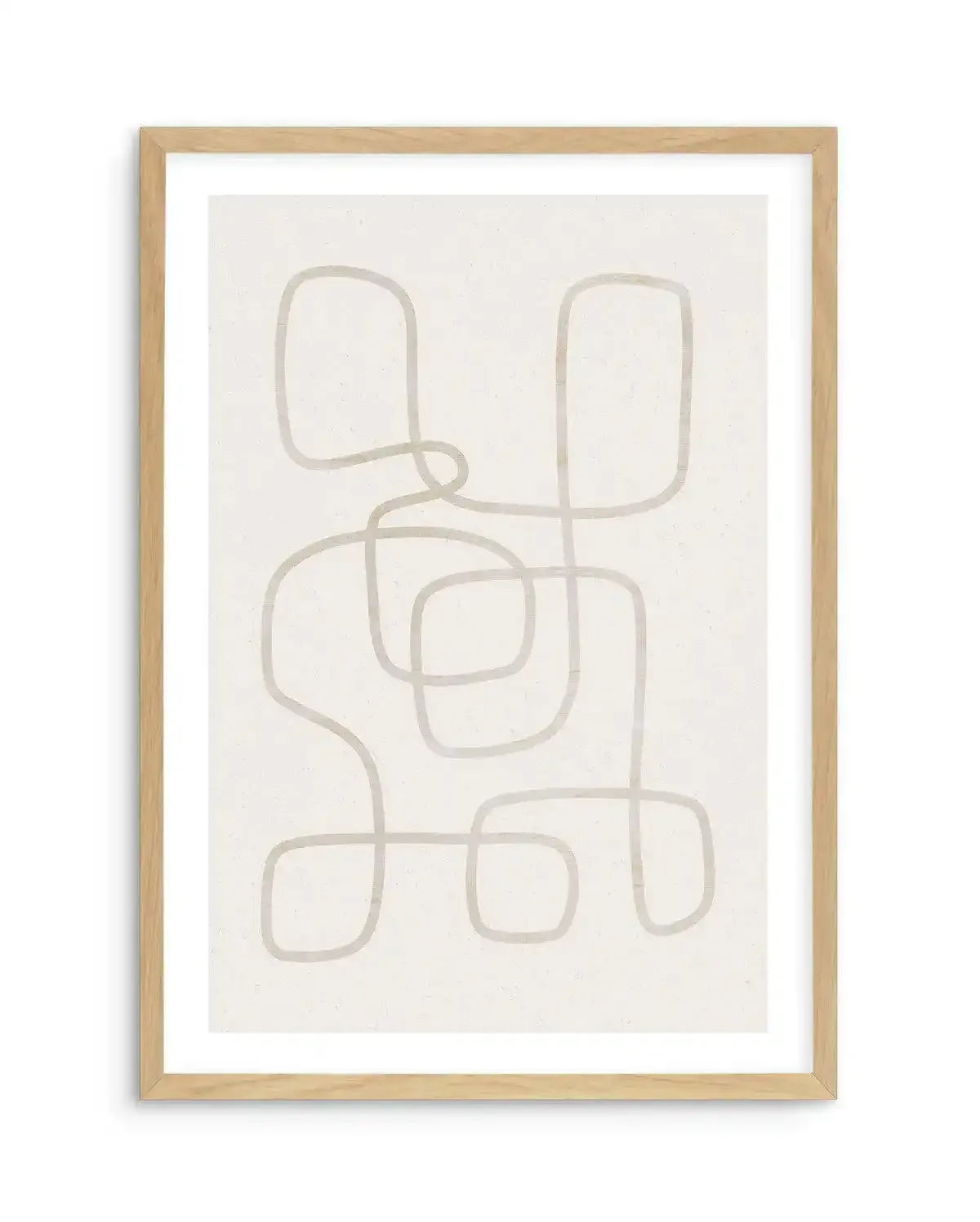 Ecru III Art Print-PRINT-Olive et Oriel-Olive et Oriel-A4 | 8.3" x 11.7" | 21 x 29.7cm-Oak-With White Border-Buy-Australian-Art-Prints-Online-with-Olive-et-Oriel-Your-Artwork-Specialists-Austrailia-Decorate-With-Coastal-Photo-Wall-Art-Prints-From-Our-Beach-House-Artwork-Collection-Fine-Poster-and-Framed-Artwork