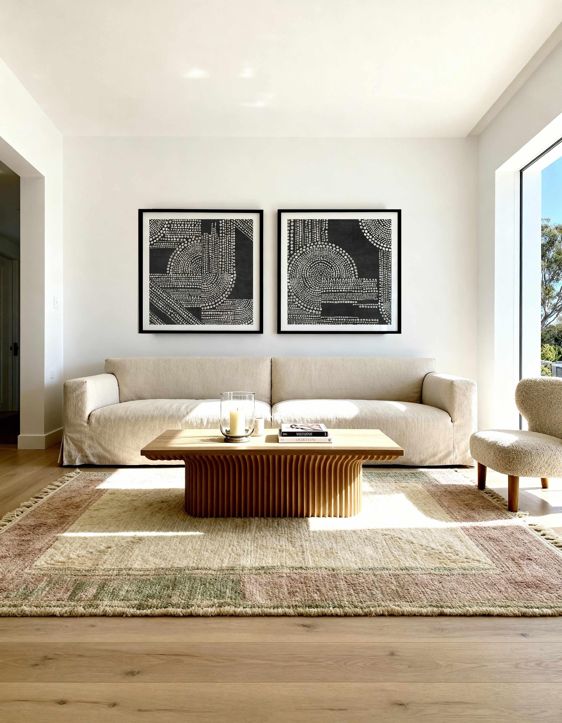 Elements Square I & II Art Print Set of 2 | Matching Wall Art from Olive et Oriel where you can shop wallpaper and artworks online
