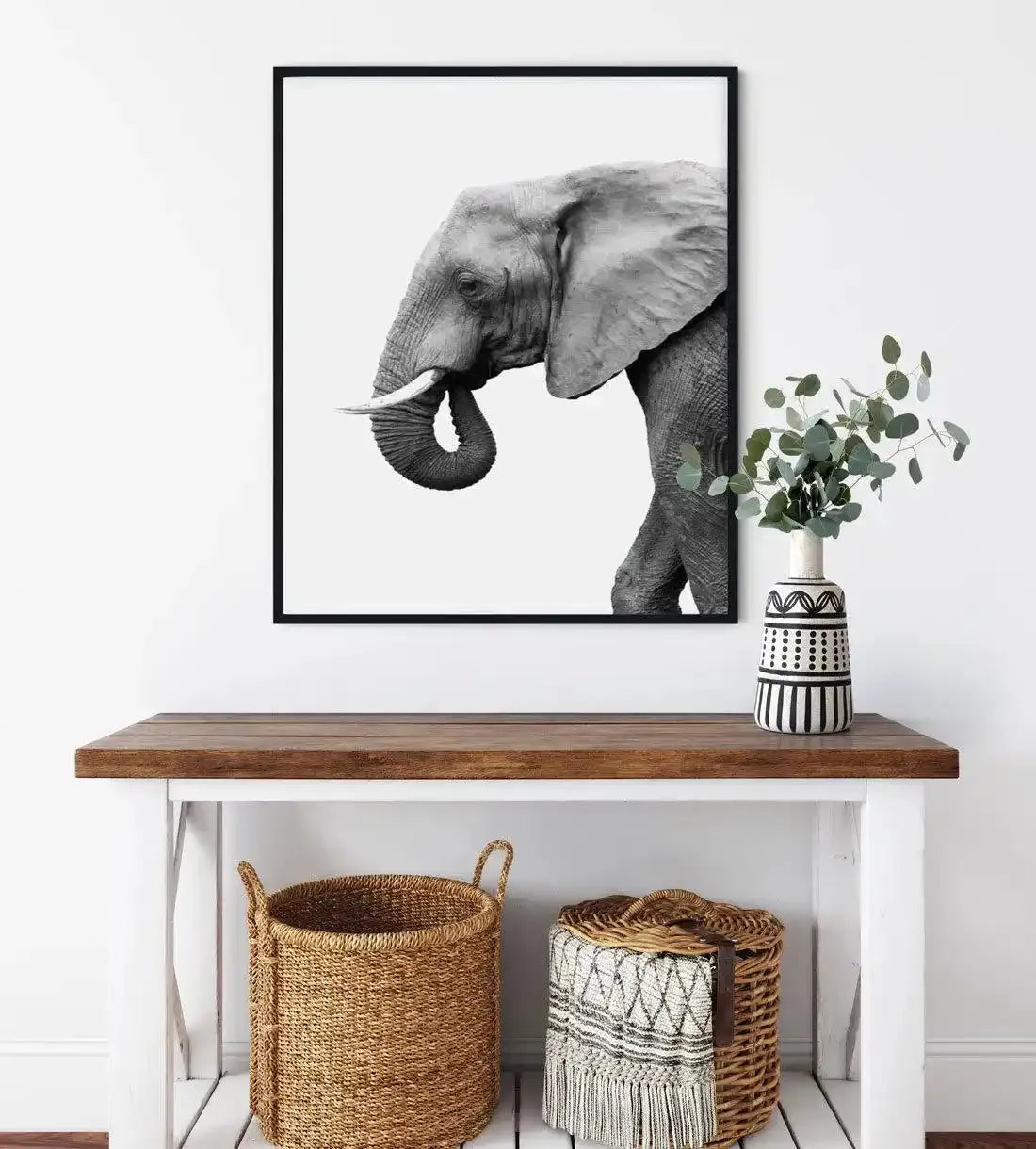 Elephant I Art Print-PRINT-Olive et Oriel-Olive et Oriel-Buy-Australian-Art-Prints-Online-with-Olive-et-Oriel-Your-Artwork-Specialists-Austrailia-Decorate-With-Coastal-Photo-Wall-Art-Prints-From-Our-Beach-House-Artwork-Collection-Fine-Poster-and-Framed-Artwork