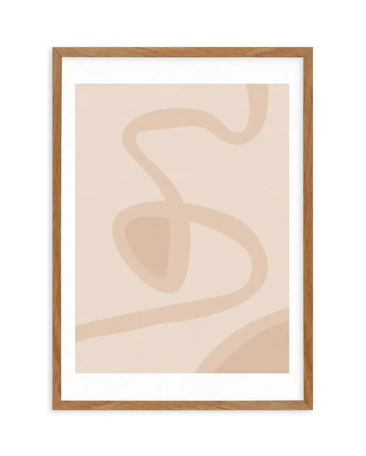 En Terre Abstract I Art Print-PRINT-Olive et Oriel-Olive et Oriel-50x70 cm | 19.6" x 27.5"-Walnut-With White Border-Buy-Australian-Art-Prints-Online-with-Olive-et-Oriel-Your-Artwork-Specialists-Austrailia-Decorate-With-Coastal-Photo-Wall-Art-Prints-From-Our-Beach-House-Artwork-Collection-Fine-Poster-and-Framed-Artwork