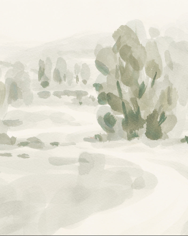 Enchanted Grove Wallpaper Mural from Olive et Oriel where you can shop wallpaper and artworks online