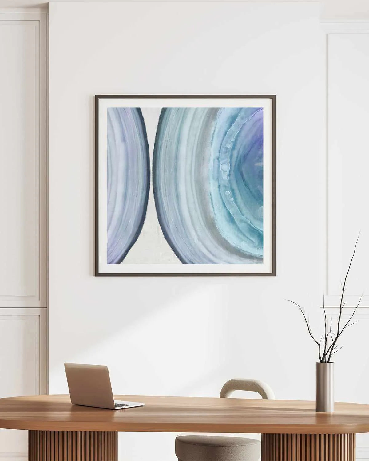 Endless Blue I Art Print from Olive et Oriel where you can shop wallpaper and artworks online