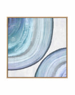 Endless Blue II | Framed Canvas Art Print