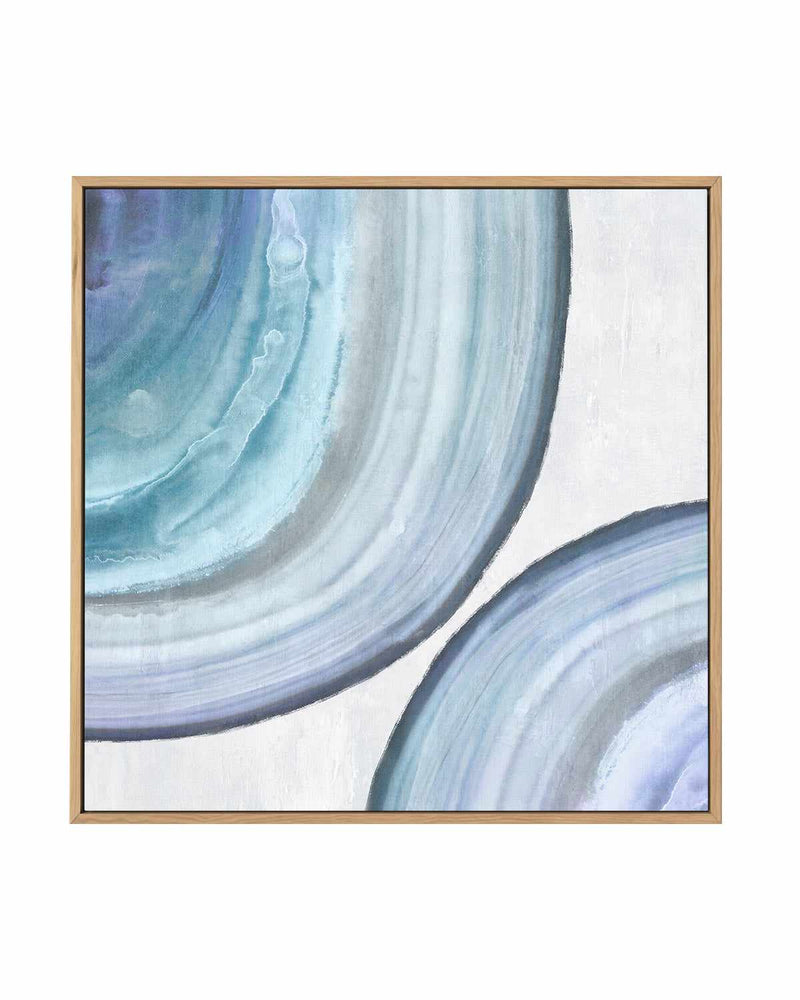 Endless Blue II | Framed Canvas Art Print