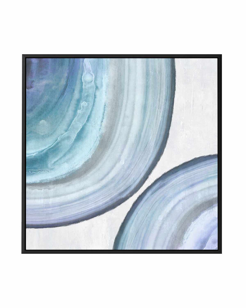 Endless Blue II | Framed Canvas Art Print