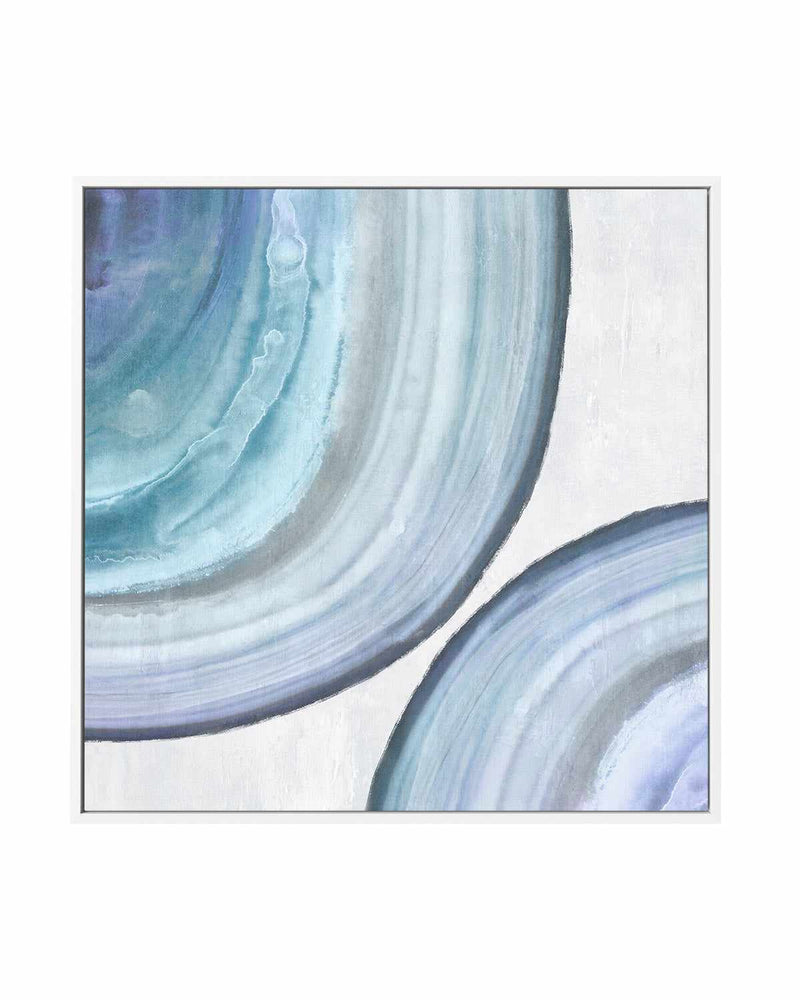 Endless Blue II | Framed Canvas Art Print