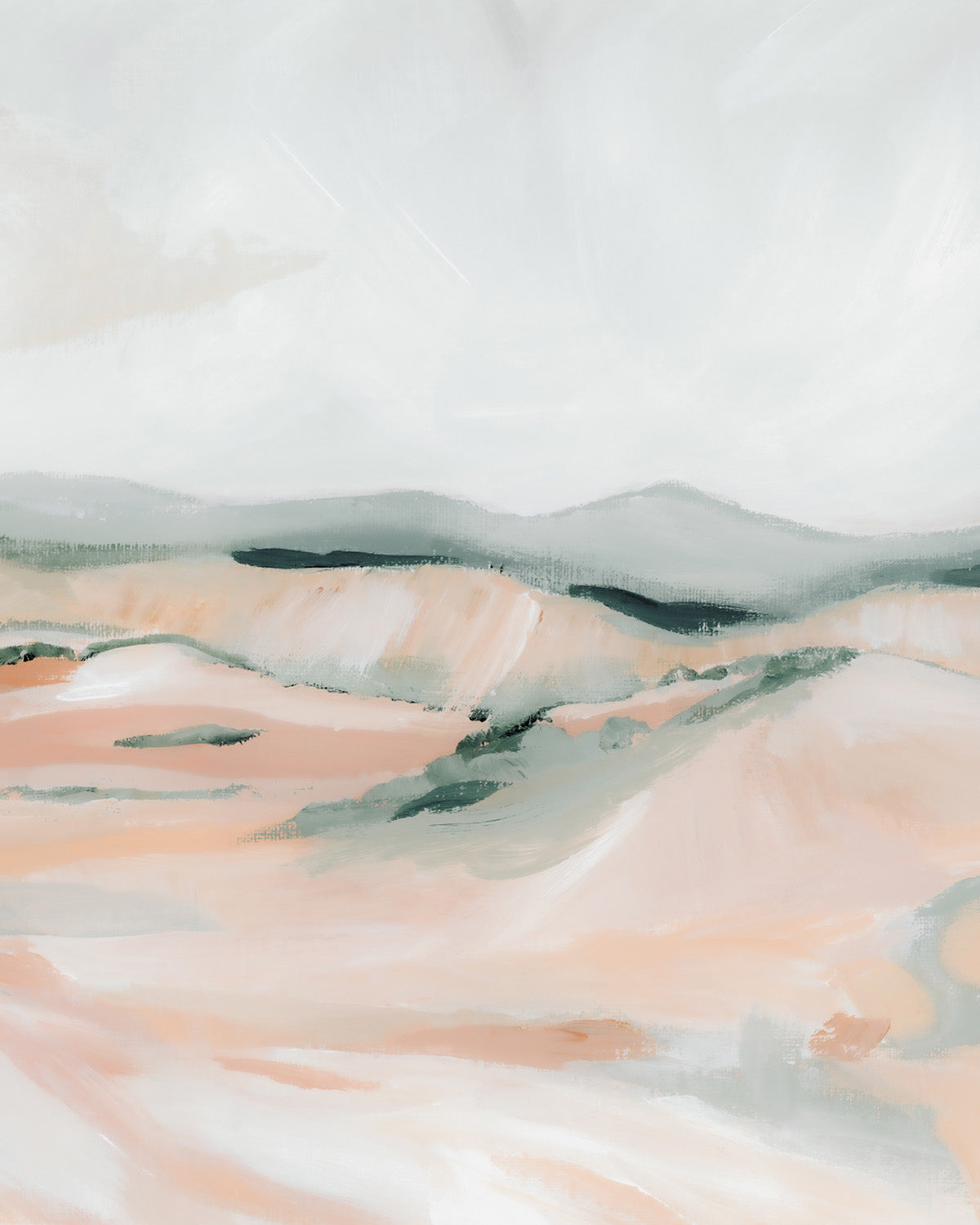 Ethereal Valleys Wallpaper Mural from Olive et Oriel where you can shop wallpaper and artworks online