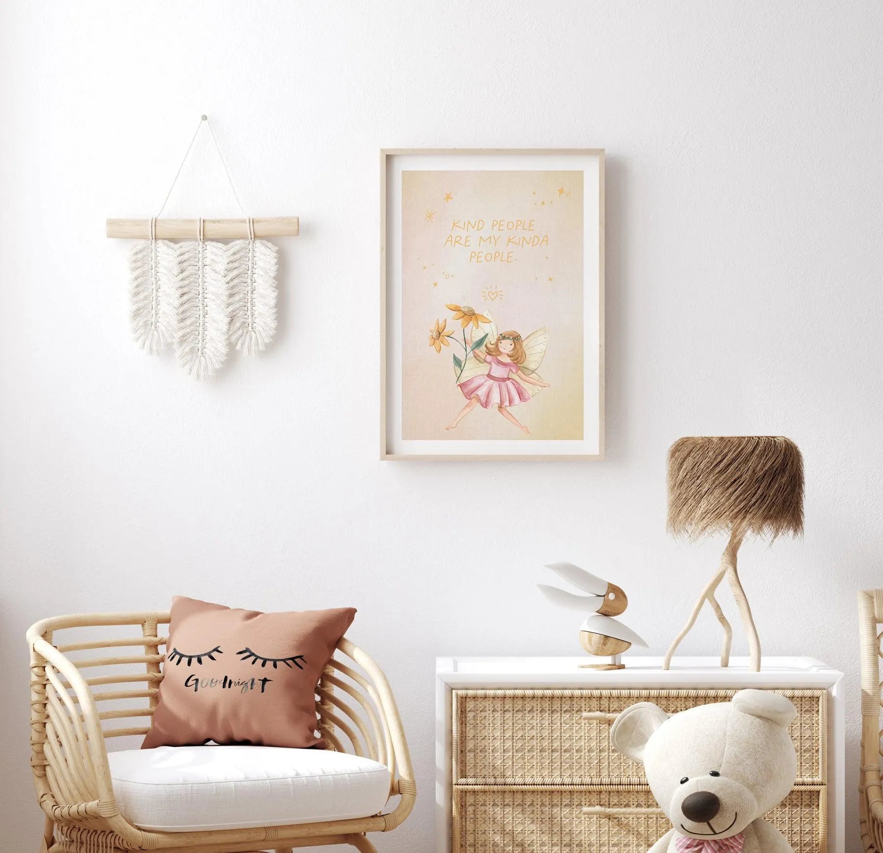 Fairy Friends II Art Print-PRINT-Olive et Oriel-Olive et Oriel-Buy-Australian-Art-Prints-Online-with-Olive-et-Oriel-Your-Artwork-Specialists-Austrailia-Decorate-With-Coastal-Photo-Wall-Art-Prints-From-Our-Beach-House-Artwork-Collection-Fine-Poster-and-Framed-Artwork