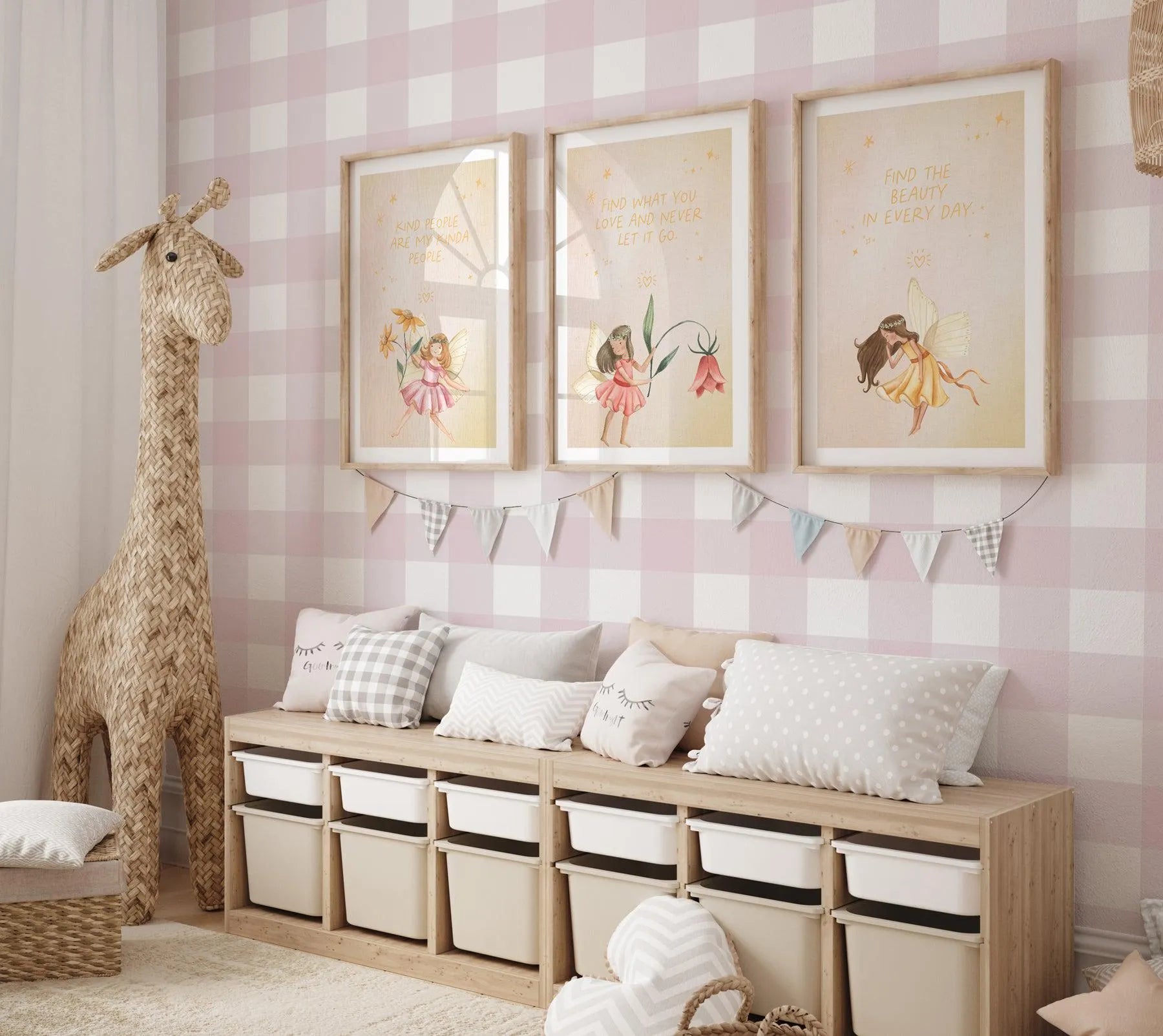 Fairy Friends III Art Print-PRINT-Olive et Oriel-Olive et Oriel-Buy-Australian-Art-Prints-Online-with-Olive-et-Oriel-Your-Artwork-Specialists-Austrailia-Decorate-With-Coastal-Photo-Wall-Art-Prints-From-Our-Beach-House-Artwork-Collection-Fine-Poster-and-Framed-Artwork