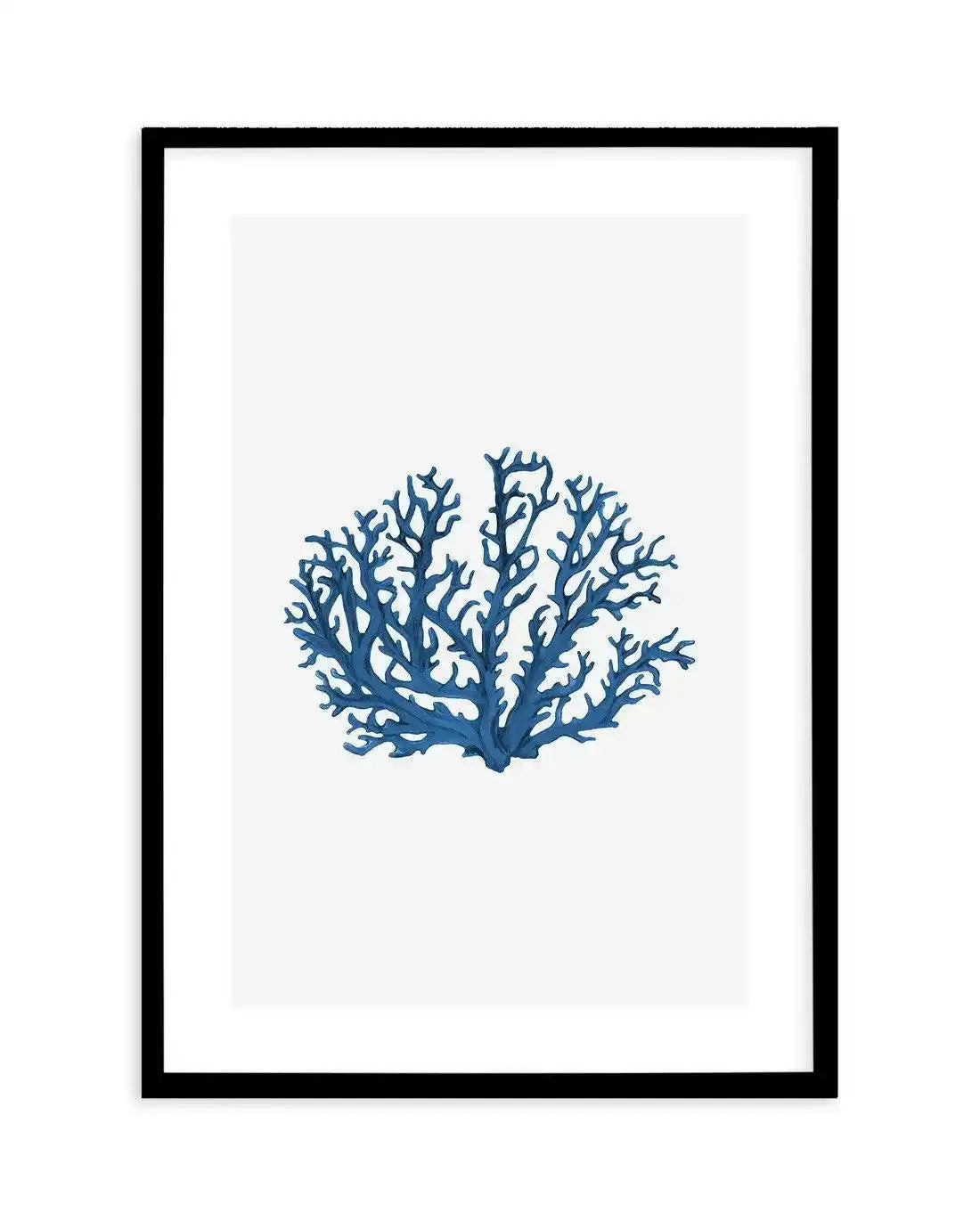 Fan Coral II Art Print-PRINT-Olive et Oriel-Olive et Oriel-A5 | 5.8" x 8.3" | 14.8 x 21cm-Black-With White Border-Buy-Australian-Art-Prints-Online-with-Olive-et-Oriel-Your-Artwork-Specialists-Austrailia-Decorate-With-Coastal-Photo-Wall-Art-Prints-From-Our-Beach-House-Artwork-Collection-Fine-Poster-and-Framed-Artwork