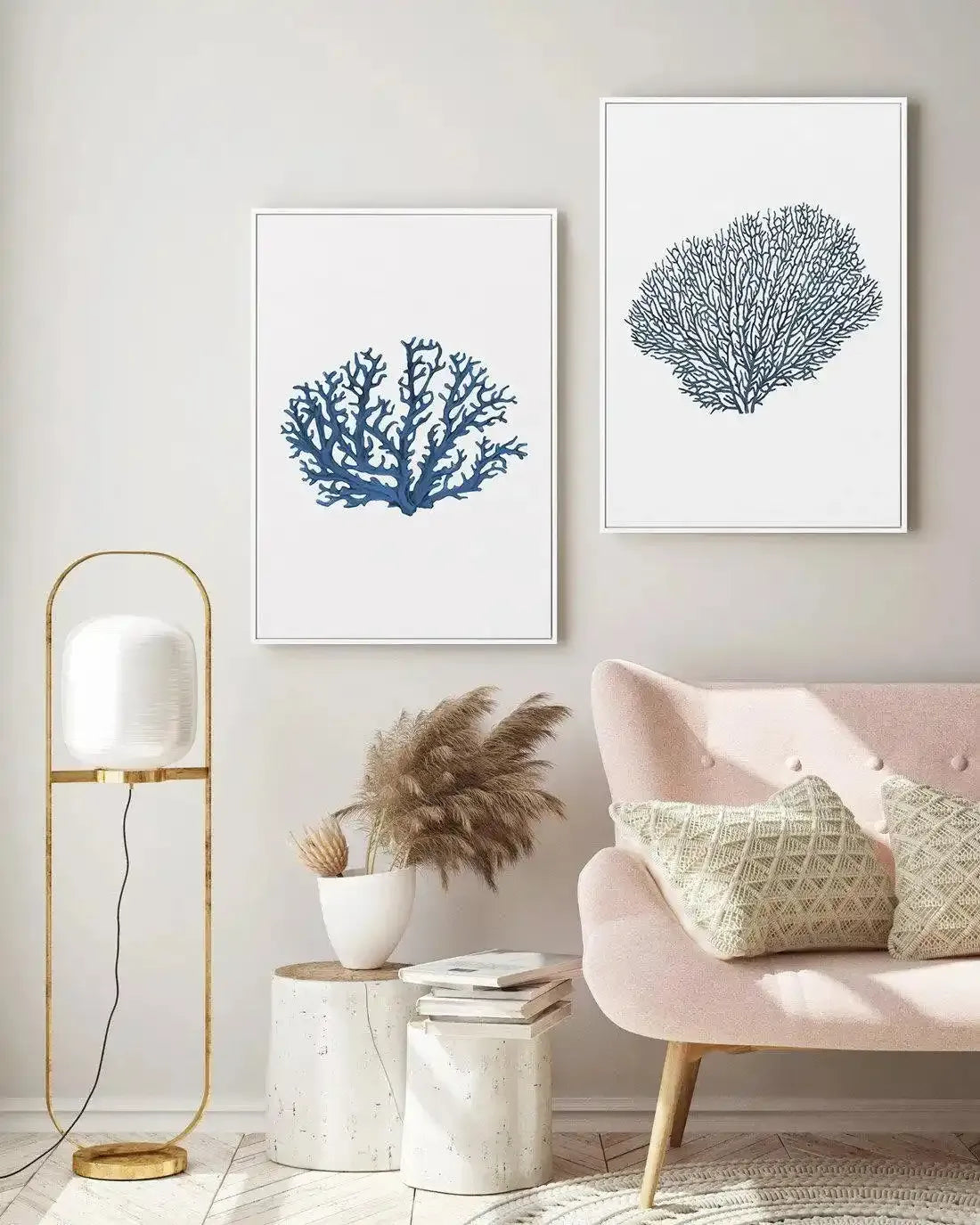 Fan Coral II | Framed Canvas-CANVAS-You can shop wall art online with Olive et Oriel for everything from abstract art to fun kids wall art. Our beautiful modern art prints and canvas art are available from large canvas prints to wall art paintings and our proudly Australian artwork collection offers only the highest quality framed large wall art and canvas art Australia - You can buy fashion photography prints or Hampton print posters and paintings on canvas from Olive et Oriel and have them del