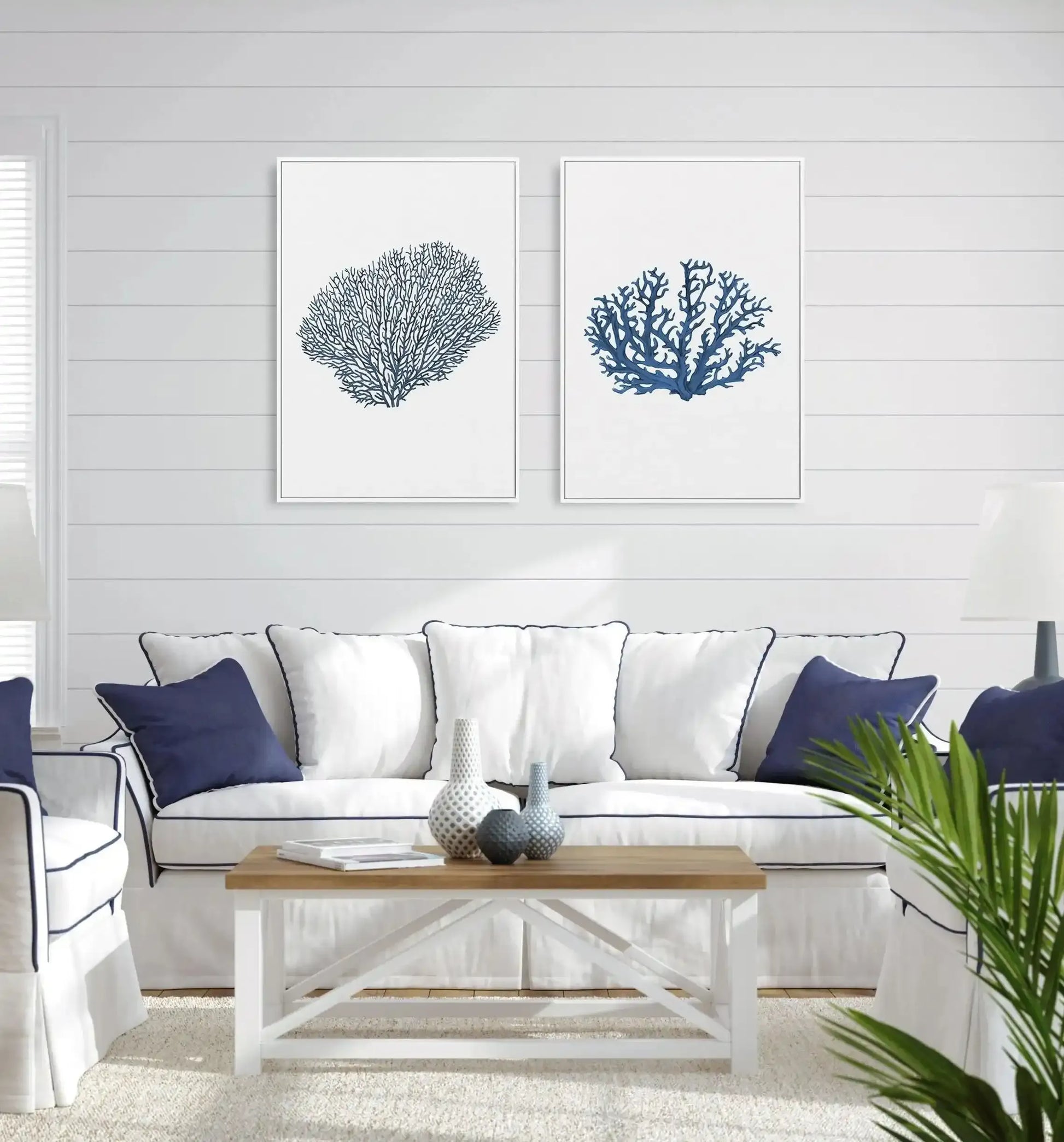 Fan Coral II | Framed Canvas-CANVAS-You can shop wall art online with Olive et Oriel for everything from abstract art to fun kids wall art. Our beautiful modern art prints and canvas art are available from large canvas prints to wall art paintings and our proudly Australian artwork collection offers only the highest quality framed large wall art and canvas art Australia - You can buy fashion photography prints or Hampton print posters and paintings on canvas from Olive et Oriel and have them del