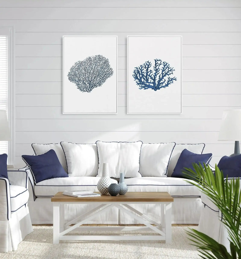 Fan Coral II | Framed Canvas-CANVAS-You can shop wall art online with Olive et Oriel for everything from abstract art to fun kids wall art. Our beautiful modern art prints and canvas art are available from large canvas prints to wall art paintings and our proudly Australian artwork collection offers only the highest quality framed large wall art and canvas art Australia - You can buy fashion photography prints or Hampton print posters and paintings on canvas from Olive et Oriel and have them del