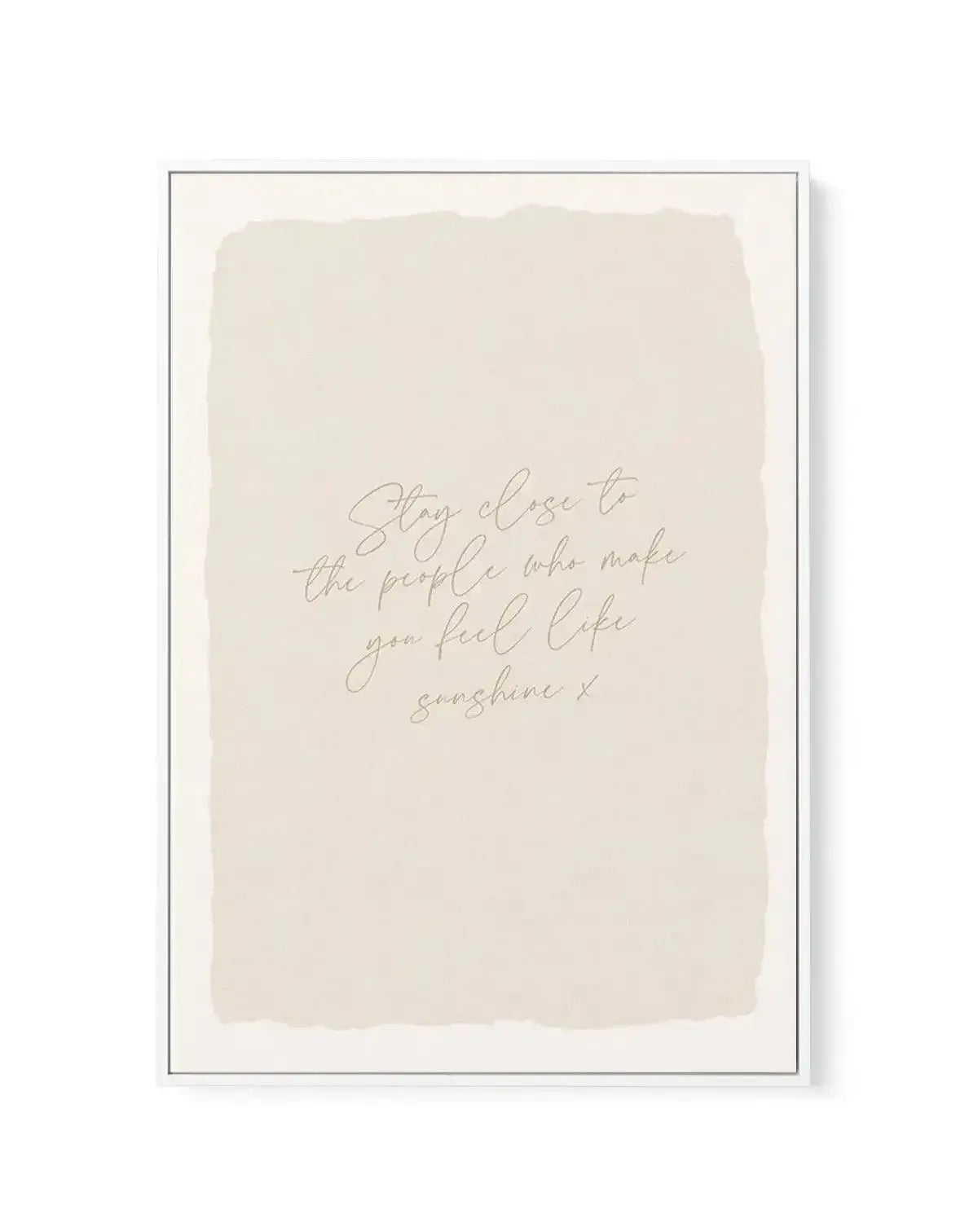 Feel Like Sunshine | Framed Canvas-CANVAS-You can shop wall art online with Olive et Oriel for everything from abstract art to fun kids wall art. Our beautiful modern art prints and canvas art are available from large canvas prints to wall art paintings and our proudly Australian artwork collection offers only the highest quality framed large wall art and canvas art Australia - You can buy fashion photography prints or Hampton print posters and paintings on canvas from Olive et Oriel and have th