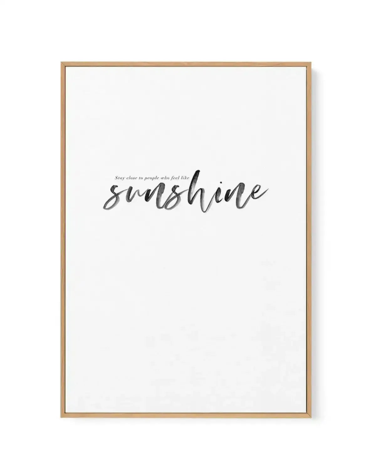 Feel Like Sunshine | Framed Canvas-CANVAS-You can shop wall art online with Olive et Oriel for everything from abstract art to fun kids wall art. Our beautiful modern art prints and canvas art are available from large canvas prints to wall art paintings and our proudly Australian artwork collection offers only the highest quality framed large wall art and canvas art Australia - You can buy fashion photography prints or Hampton print posters and paintings on canvas from Olive et Oriel and have th