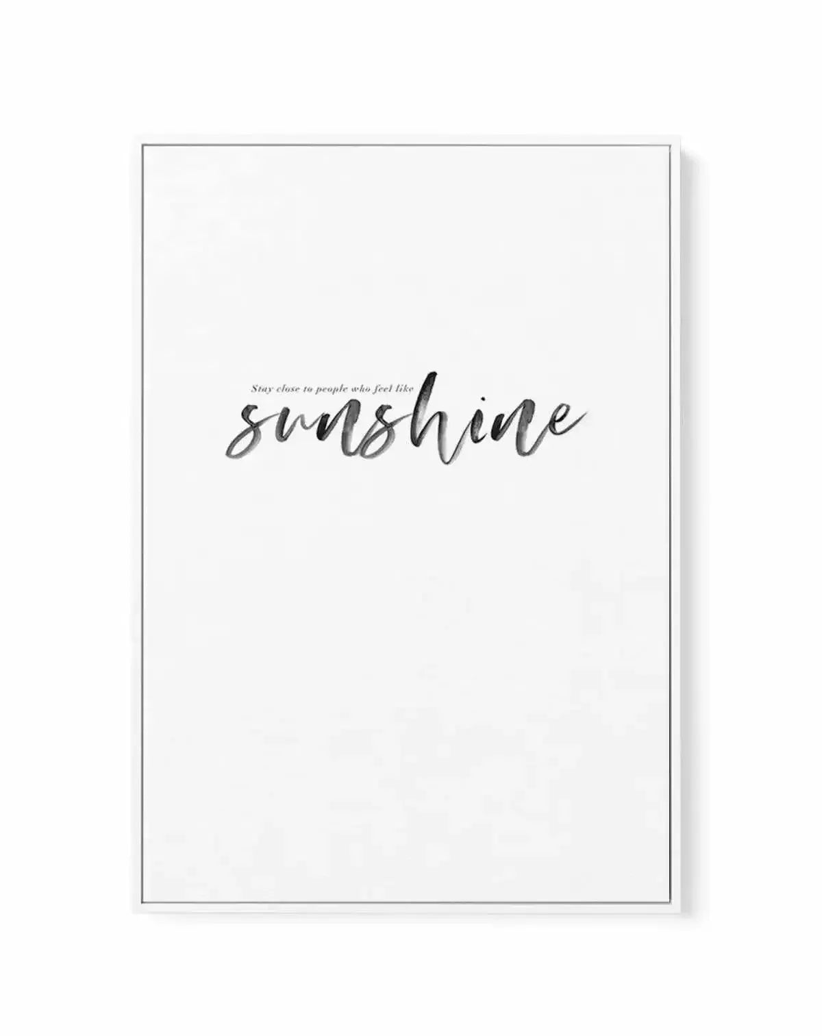 Feel Like Sunshine | Framed Canvas-CANVAS-You can shop wall art online with Olive et Oriel for everything from abstract art to fun kids wall art. Our beautiful modern art prints and canvas art are available from large canvas prints to wall art paintings and our proudly Australian artwork collection offers only the highest quality framed large wall art and canvas art Australia - You can buy fashion photography prints or Hampton print posters and paintings on canvas from Olive et Oriel and have th