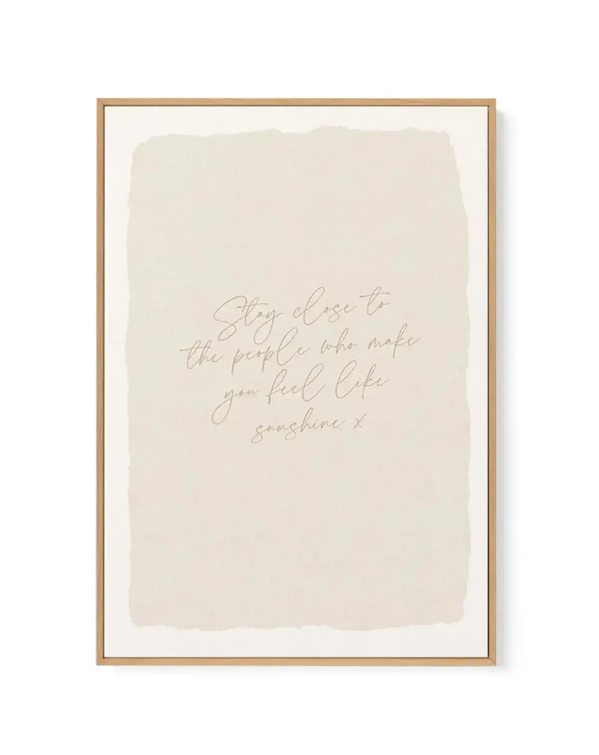 Feel Like Sunshine | Framed Canvas-CANVAS-You can shop wall art online with Olive et Oriel for everything from abstract art to fun kids wall art. Our beautiful modern art prints and canvas art are available from large canvas prints to wall art paintings and our proudly Australian artwork collection offers only the highest quality framed large wall art and canvas art Australia - You can buy fashion photography prints or Hampton print posters and paintings on canvas from Olive et Oriel and have th