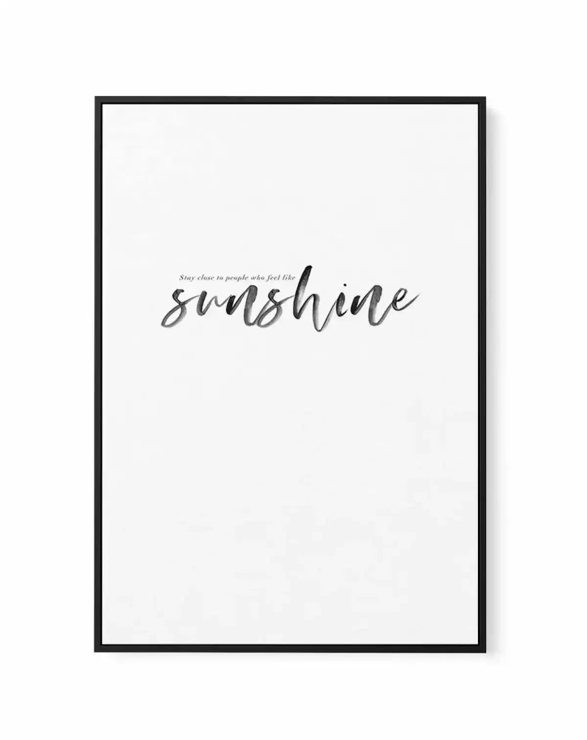 Feel Like Sunshine | Framed Canvas-CANVAS-You can shop wall art online with Olive et Oriel for everything from abstract art to fun kids wall art. Our beautiful modern art prints and canvas art are available from large canvas prints to wall art paintings and our proudly Australian artwork collection offers only the highest quality framed large wall art and canvas art Australia - You can buy fashion photography prints or Hampton print posters and paintings on canvas from Olive et Oriel and have th