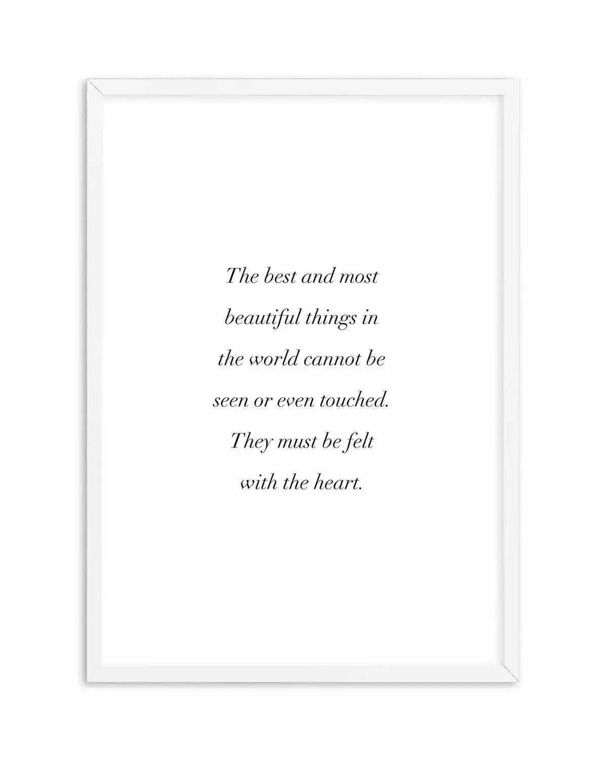 Felt with Heart Art Print-PRINT-Olive et Oriel-Olive et Oriel-A4 | 8.3" x 11.7" | 21 x 29.7cm-White-With White Border-Buy-Australian-Art-Prints-Online-with-Olive-et-Oriel-Your-Artwork-Specialists-Austrailia-Decorate-With-Coastal-Photo-Wall-Art-Prints-From-Our-Beach-House-Artwork-Collection-Fine-Poster-and-Framed-Artwork