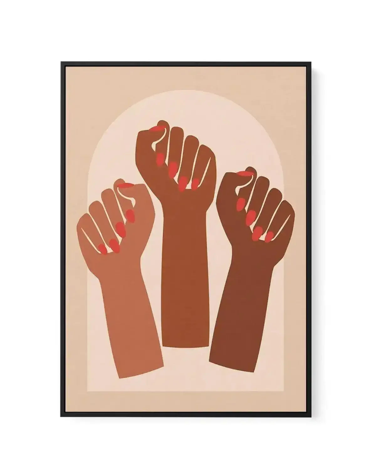 Female Empowerment | Framed Canvas-CANVAS-You can shop wall art online with Olive et Oriel for everything from abstract art to fun kids wall art. Our beautiful modern art prints and canvas art are available from large canvas prints to wall art paintings and our proudly Australian artwork collection offers only the highest quality framed large wall art and canvas art Australia - You can buy fashion photography prints or Hampton print posters and paintings on canvas from Olive et Oriel and have th