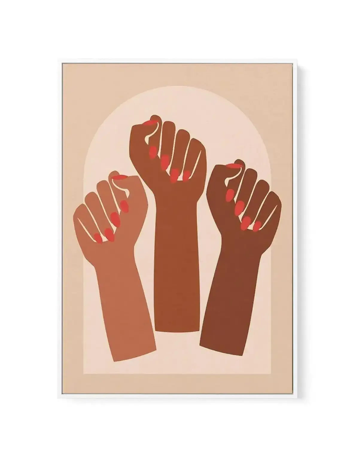 Female Empowerment | Framed Canvas-CANVAS-You can shop wall art online with Olive et Oriel for everything from abstract art to fun kids wall art. Our beautiful modern art prints and canvas art are available from large canvas prints to wall art paintings and our proudly Australian artwork collection offers only the highest quality framed large wall art and canvas art Australia - You can buy fashion photography prints or Hampton print posters and paintings on canvas from Olive et Oriel and have th